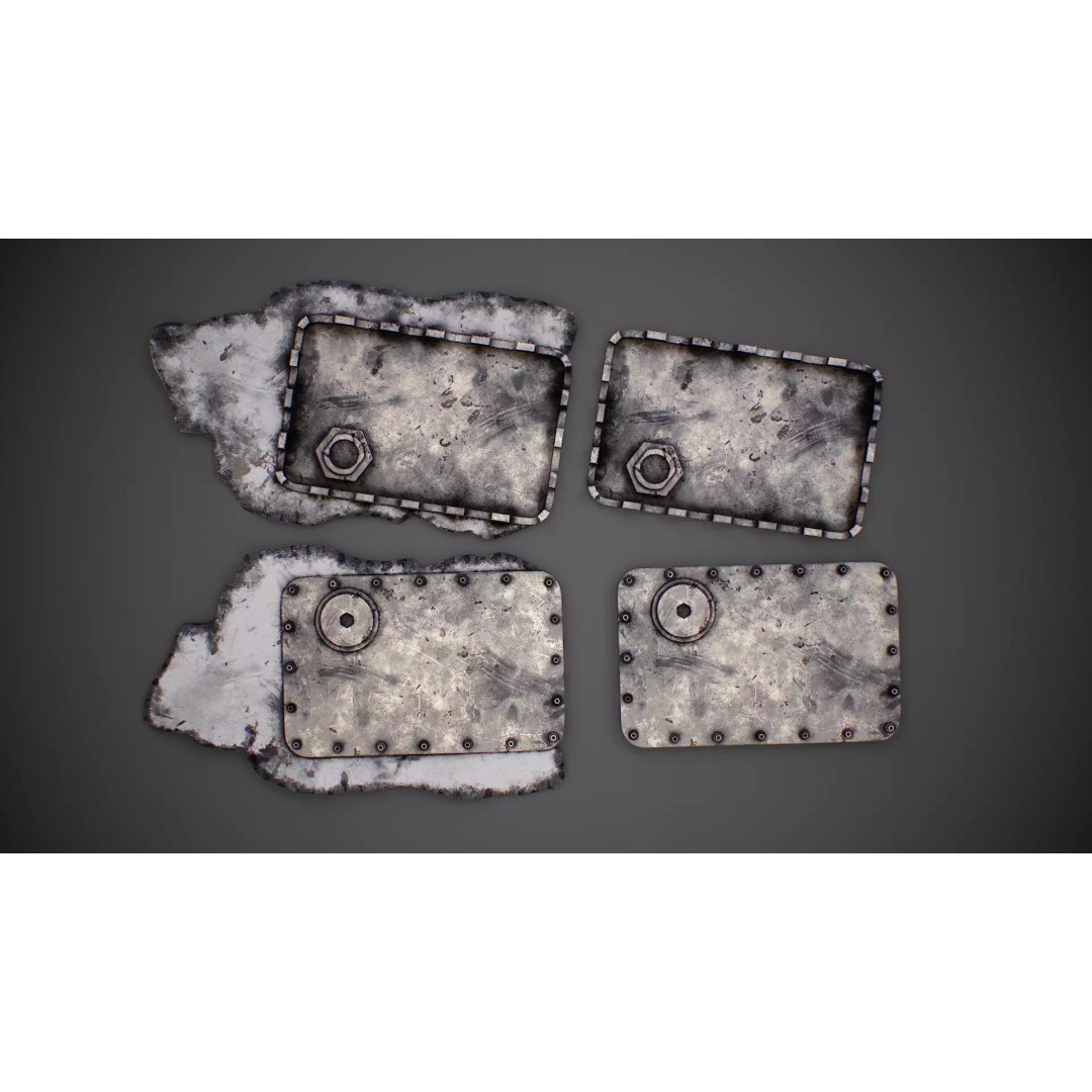 Shahed Drone 3D Model – Low Poly Game Ready Asset, FBX, PBR - View 11