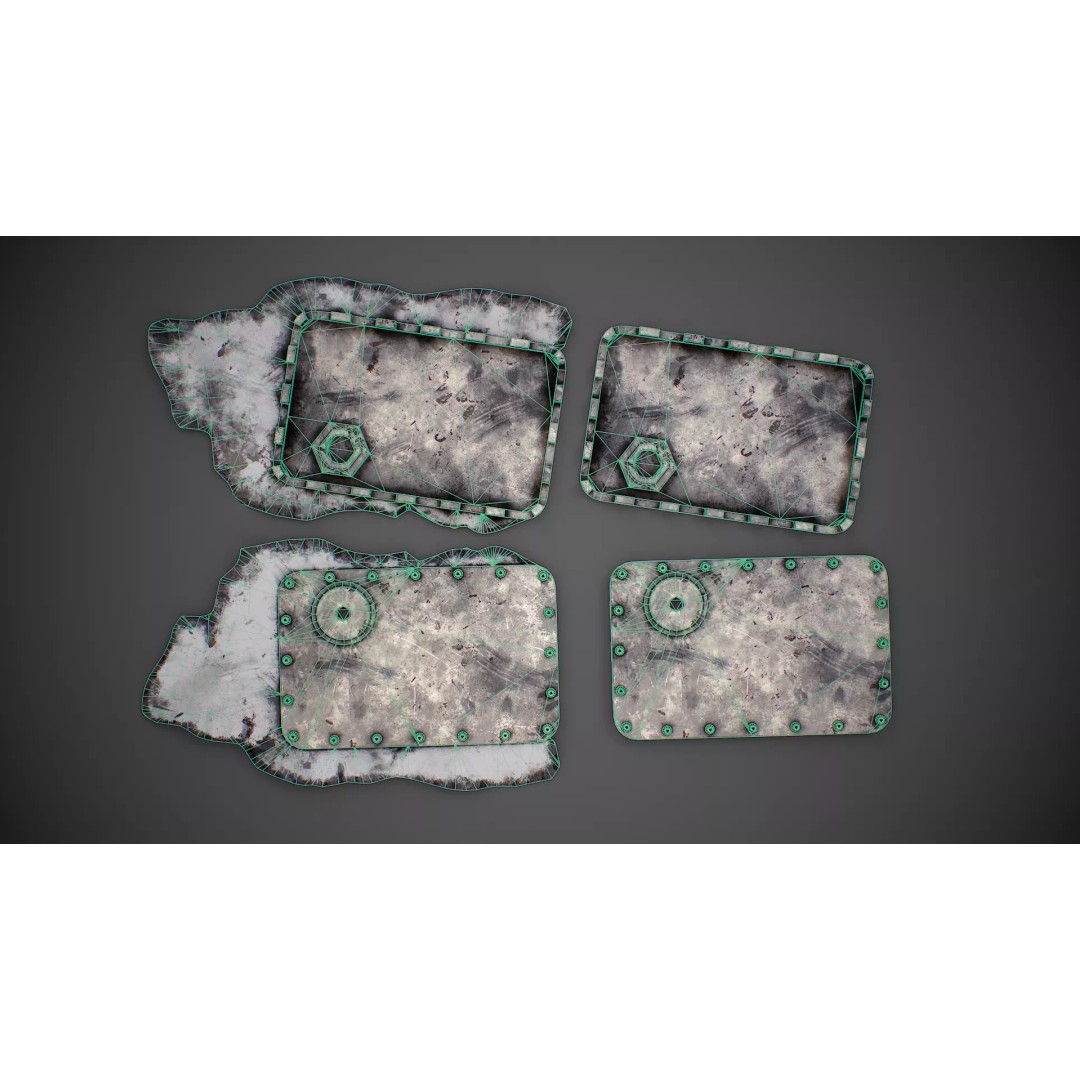 Shahed Drone 3D Model – Low Poly Game Ready Asset, FBX, PBR - View 12