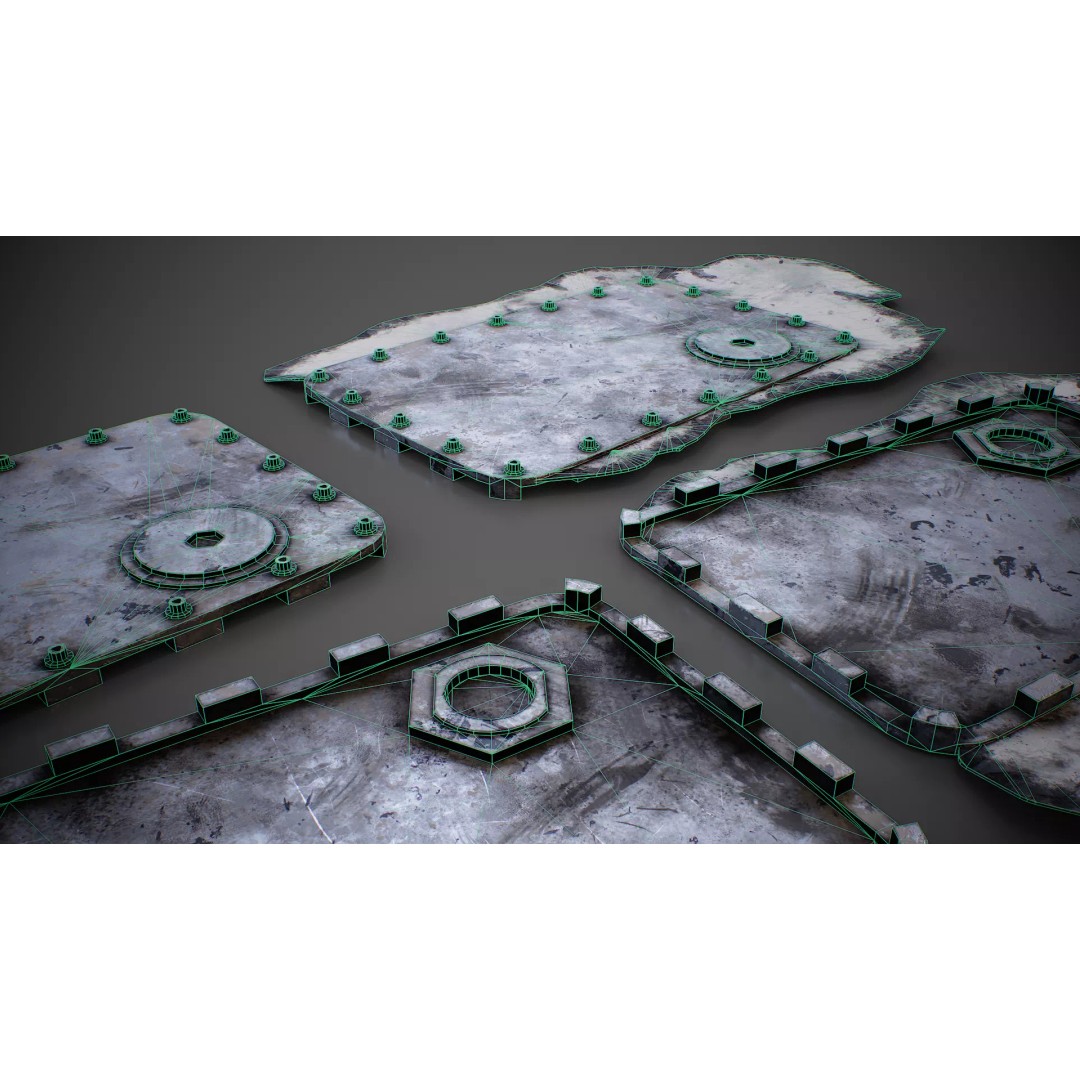 Shahed Drone 3D Model – Low Poly Game Ready Asset, FBX, PBR - View 20