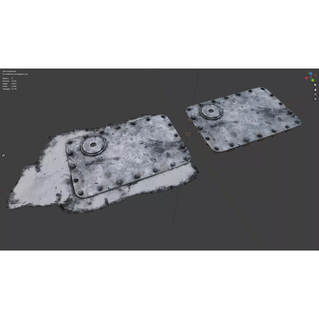 Shahed Drone 3D Model – Low Poly Game Ready Asset, FBX, PBR - View 23