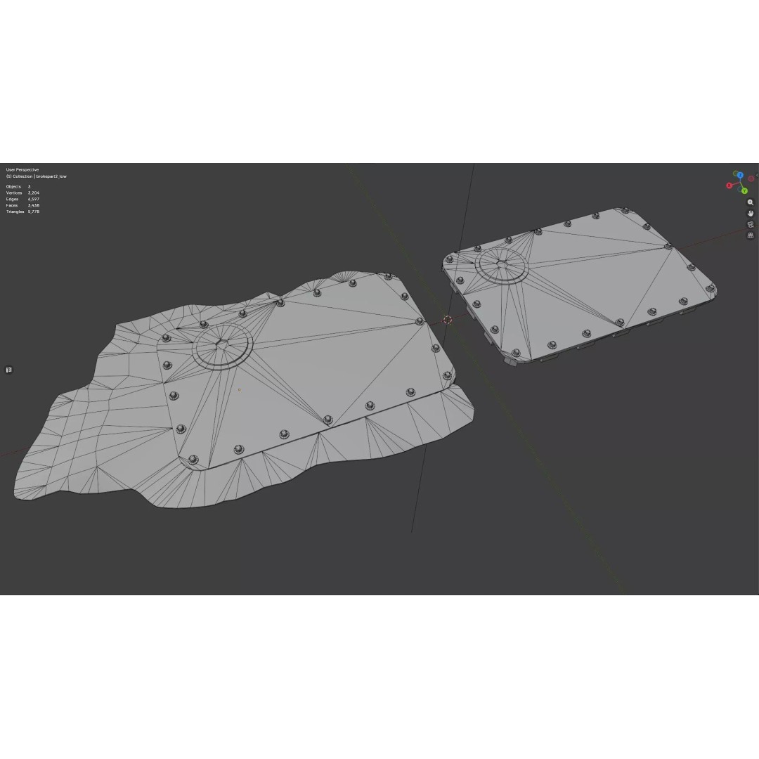 Shahed Drone 3D Model – Low Poly Game Ready Asset, FBX, PBR - View 24