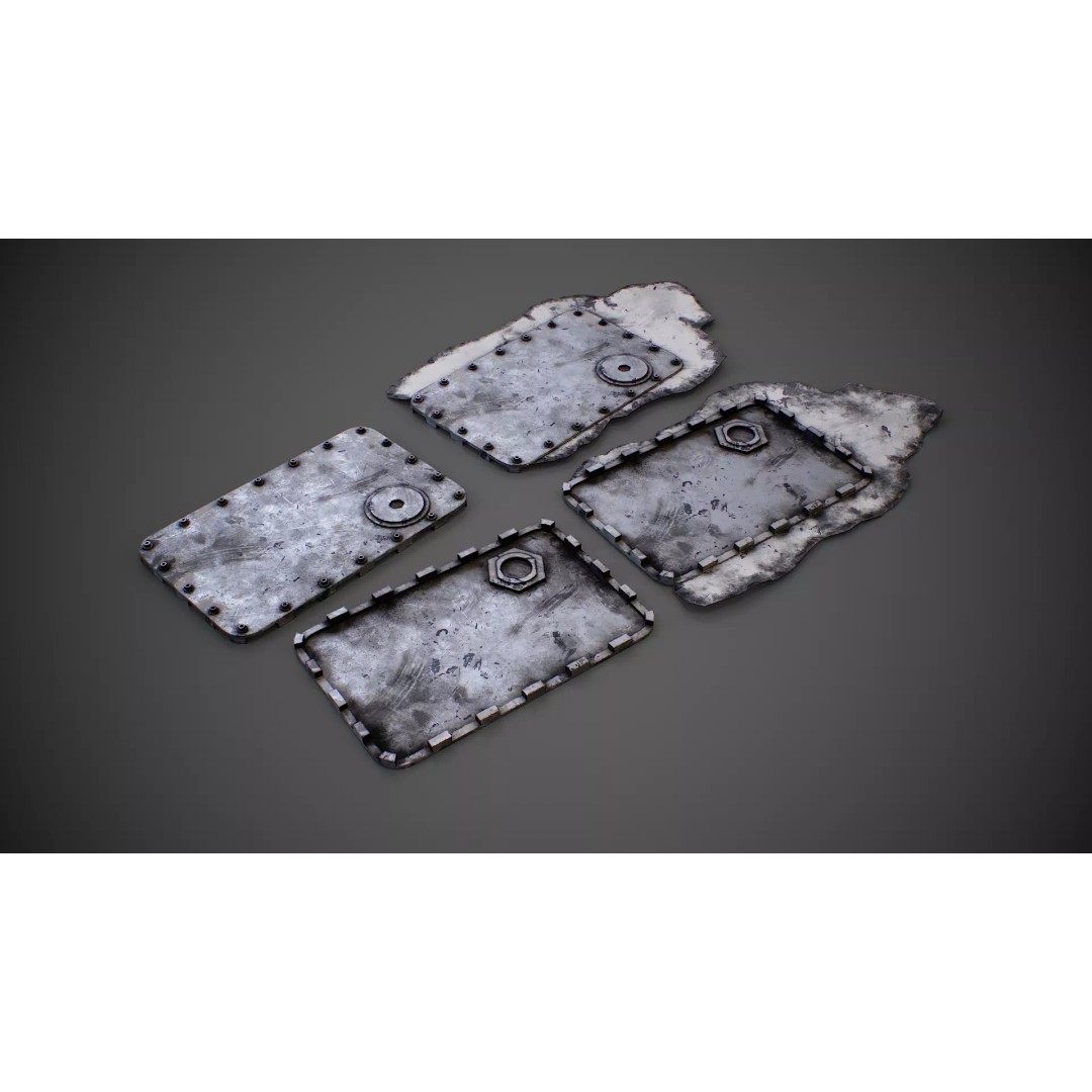 Shahed Drone 3D Model – Low Poly Game Ready Asset, FBX, PBR - View 7