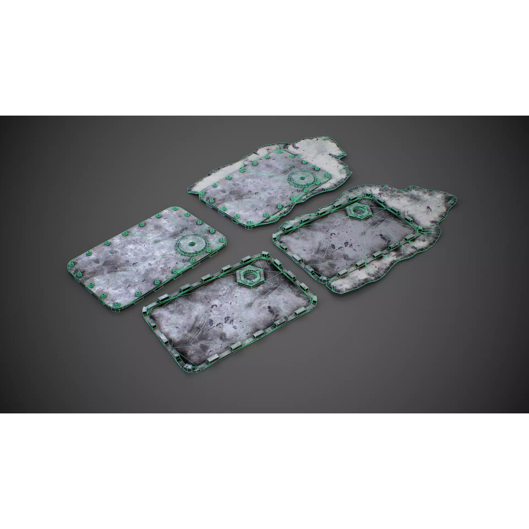 Shahed Drone 3D Model – Low Poly Game Ready Asset, FBX, PBR - View 8