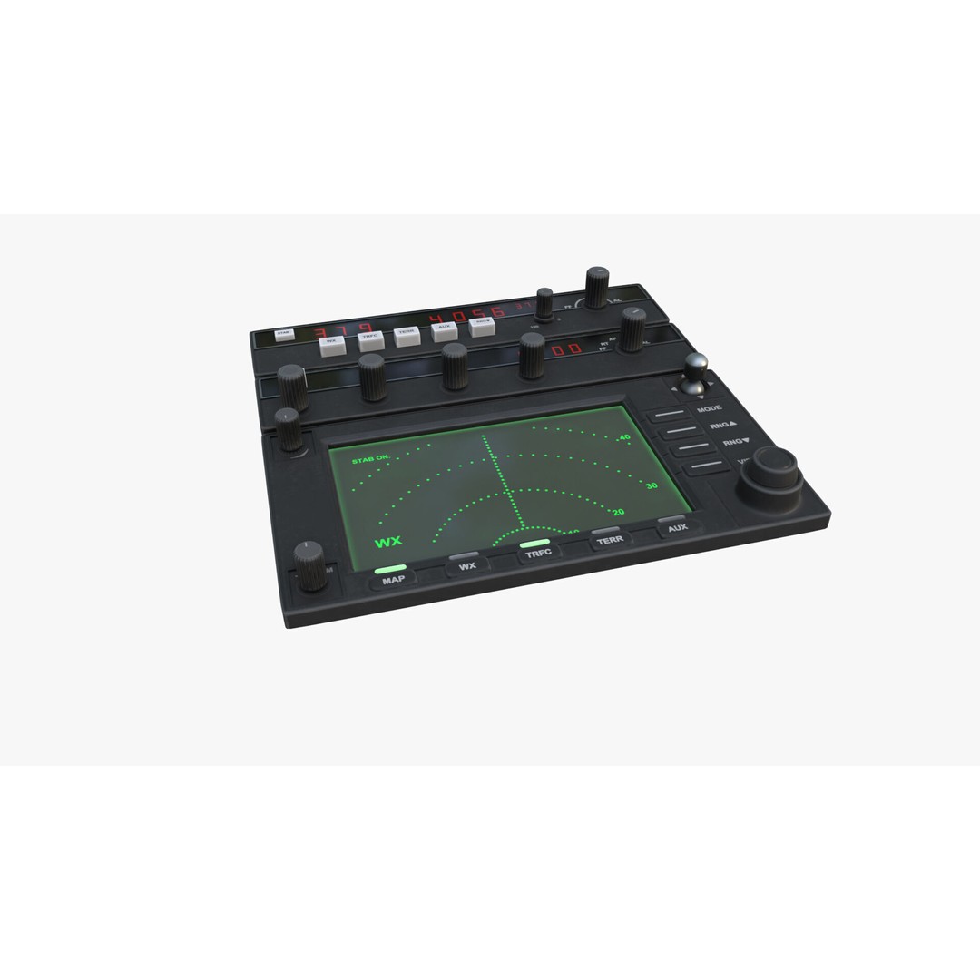 Fighter Jet Cockpit Control Panel 3D Model – Low Poly PBR Asset, FBX - View 19