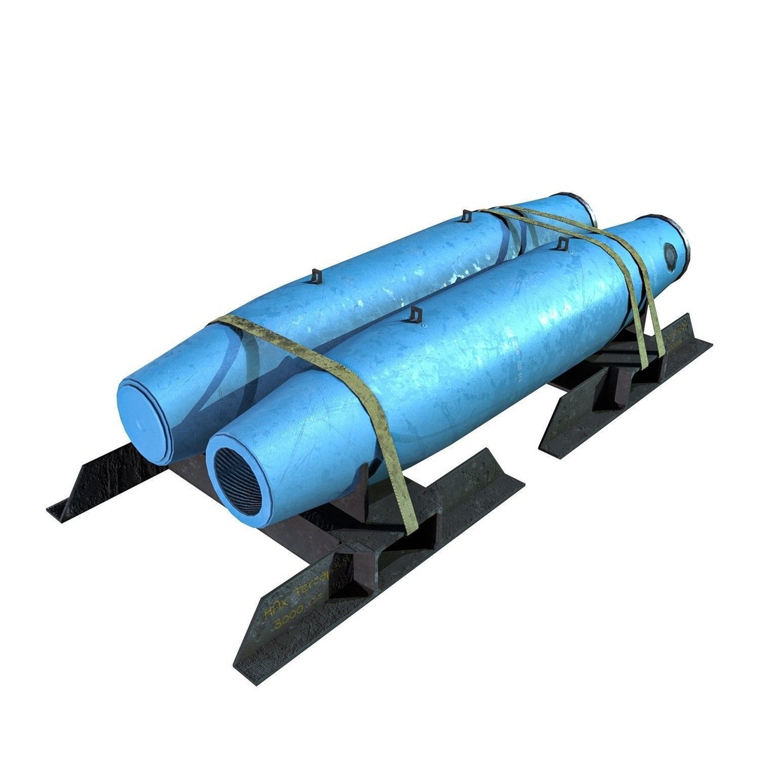 Military Aircraft Bomb Pack 3D Model – Low Poly PBR Game Asset, FBX - View 15