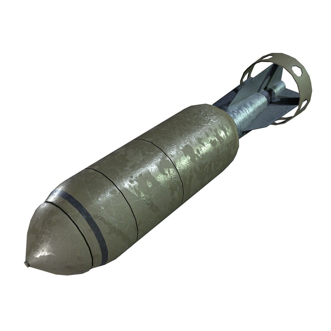 Military Aircraft Bomb Pack 3D Model – Low Poly PBR Game Asset, FBX - View 16