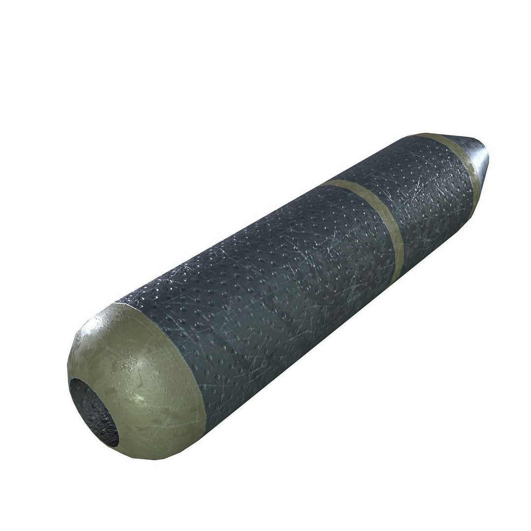 Military Aircraft Bomb Pack 3D Model – Low Poly PBR Game Asset, FBX - View 17