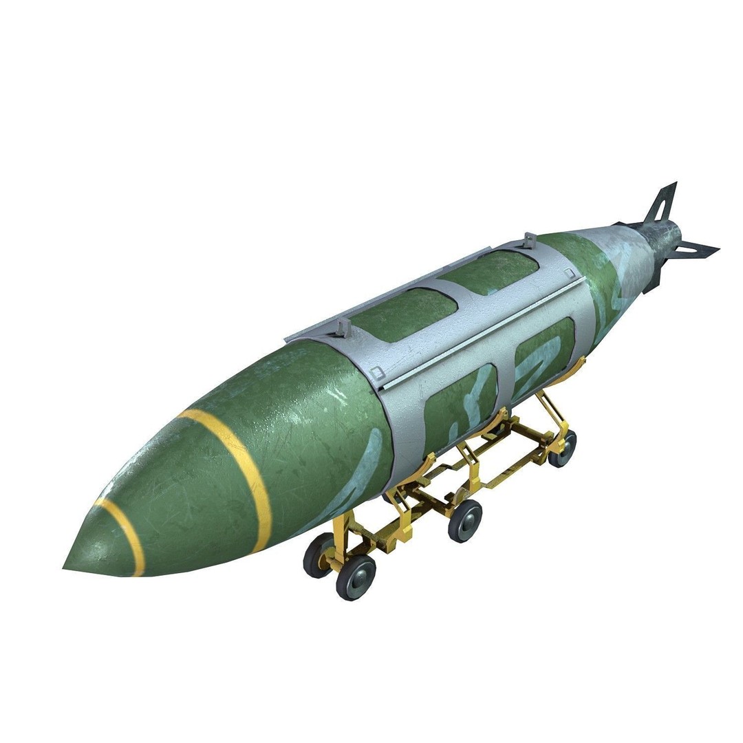 Military Aircraft Bomb Pack 3D Model – Low Poly PBR Game Asset, FBX - View 18