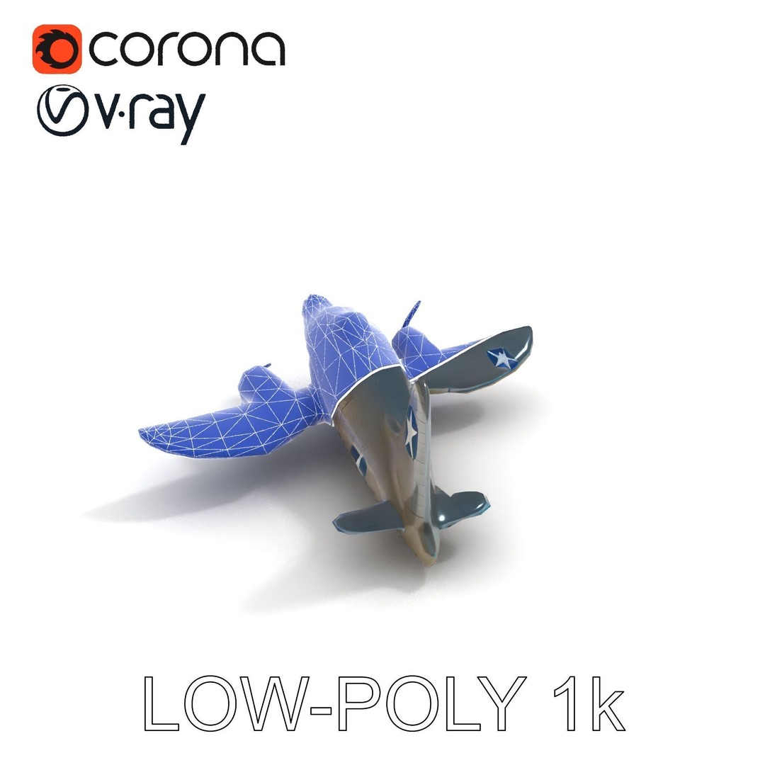 Crocodile-Plane Hybrid 3D Model – Low Poly Game Ready, FBX, PBR Textures - View 11
