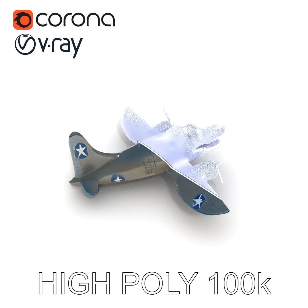 Crocodile-Plane Hybrid 3D Model – Low Poly Game Ready, FBX, PBR Textures - View 14