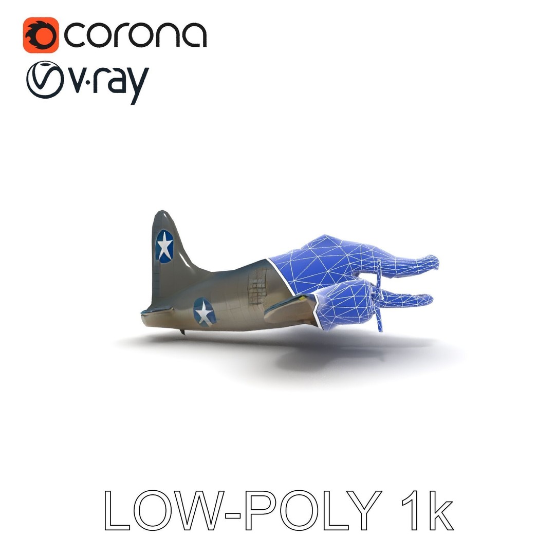 Crocodile-Plane Hybrid 3D Model – Low Poly Game Ready, FBX, PBR Textures - View 31