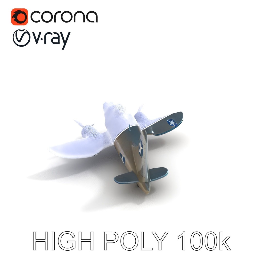 Crocodile-Plane Hybrid 3D Model – Low Poly Game Ready, FBX, PBR Textures - View 32