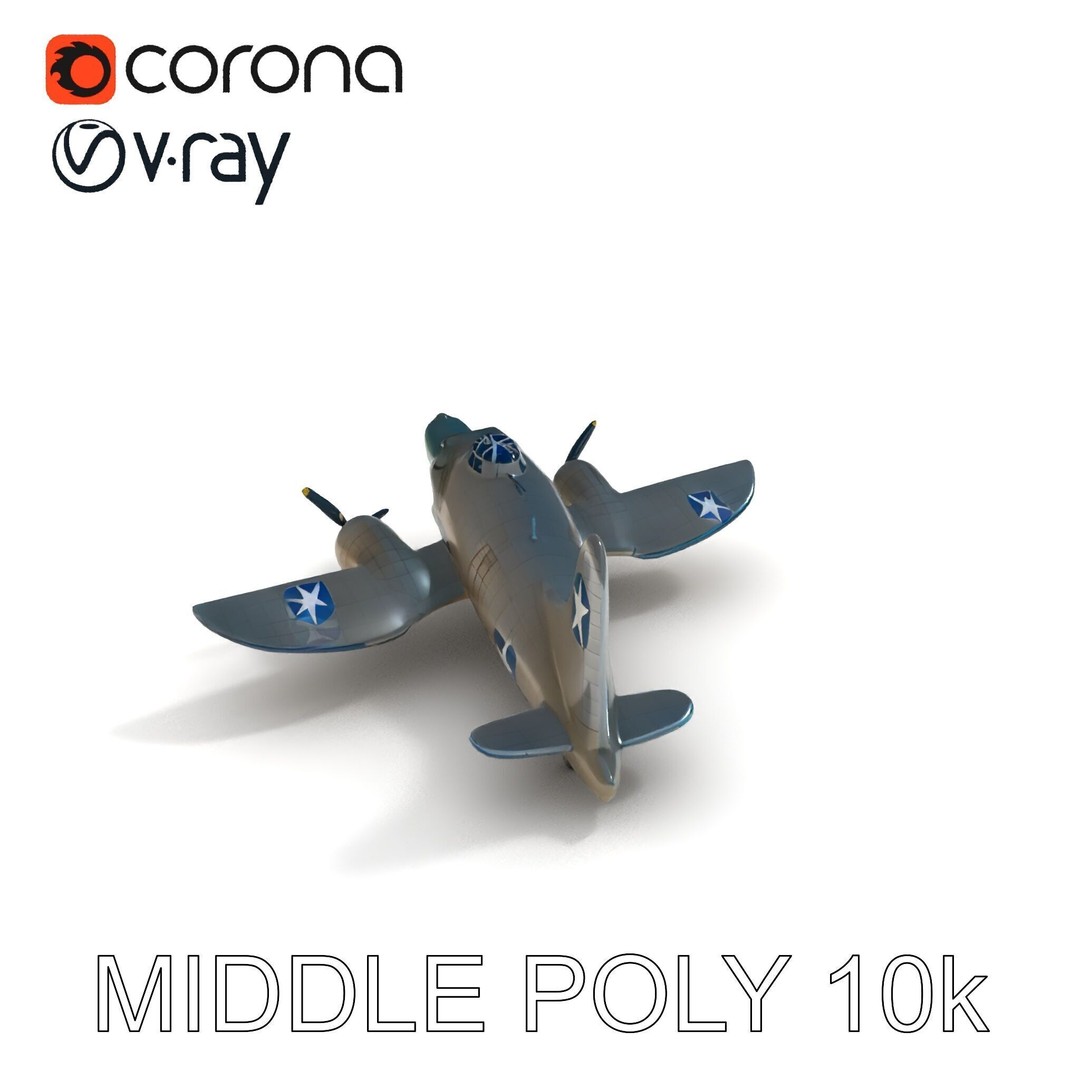 Crocodile-Plane Hybrid 3D Model – Low Poly Game Ready, FBX, PBR Textures - View 33