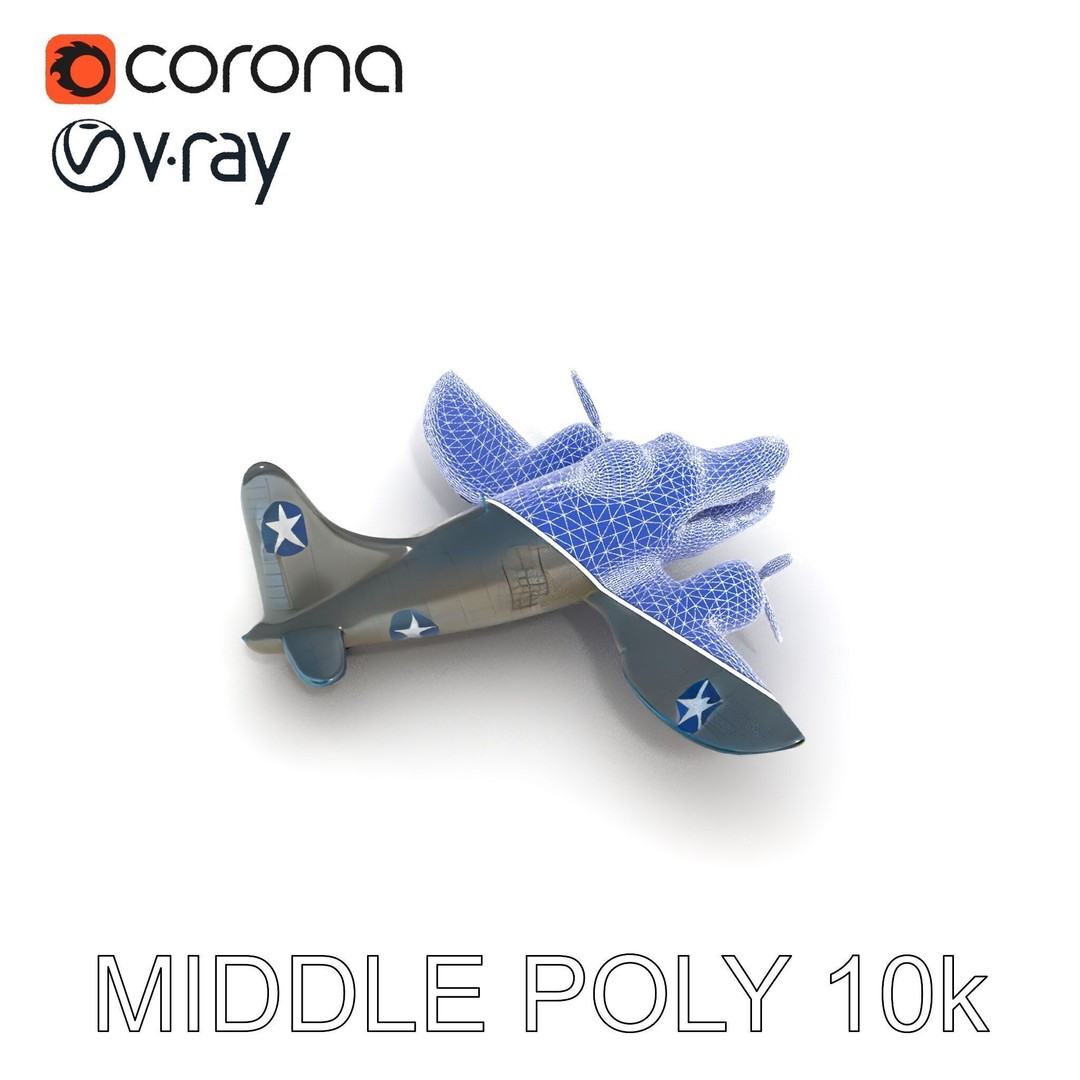 Crocodile-Plane Hybrid 3D Model – Low Poly Game Ready, FBX, PBR Textures - View 7