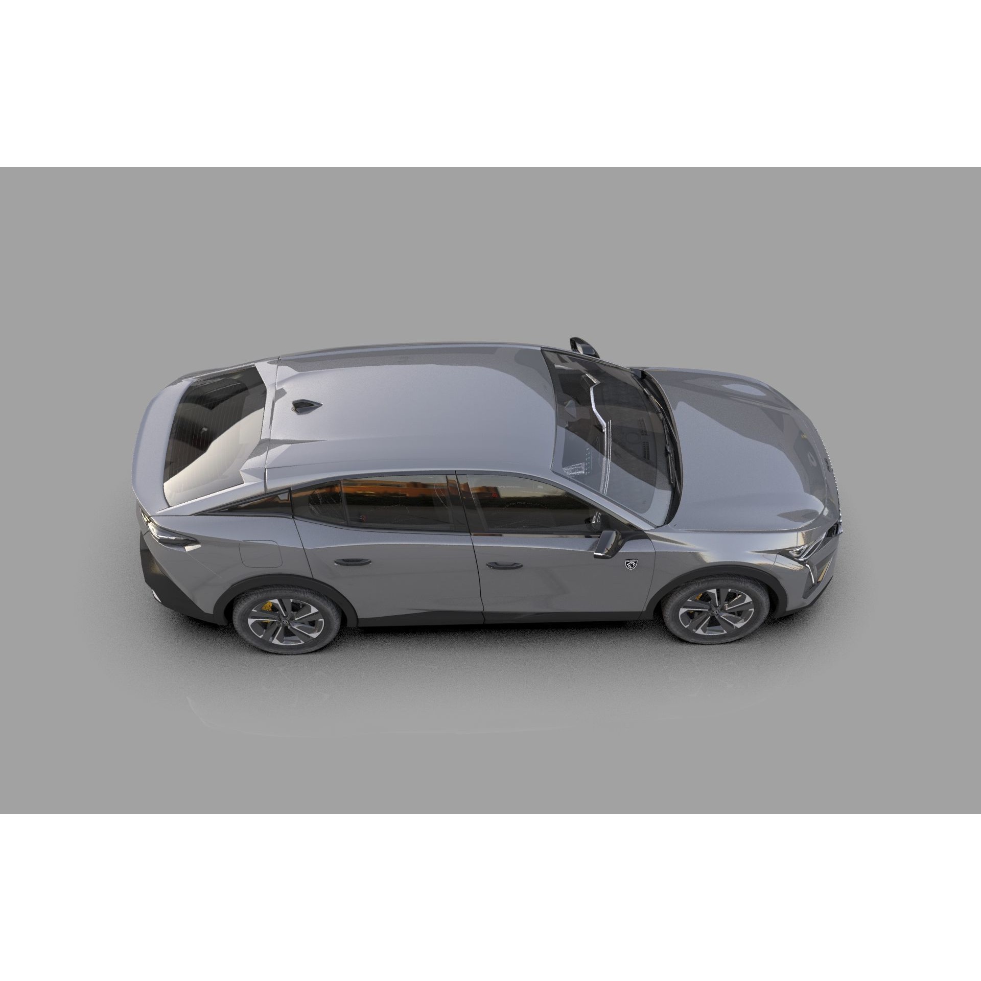 Peugeot 408 Cross 2023 - High-Poly Interior 3D Model - View 25