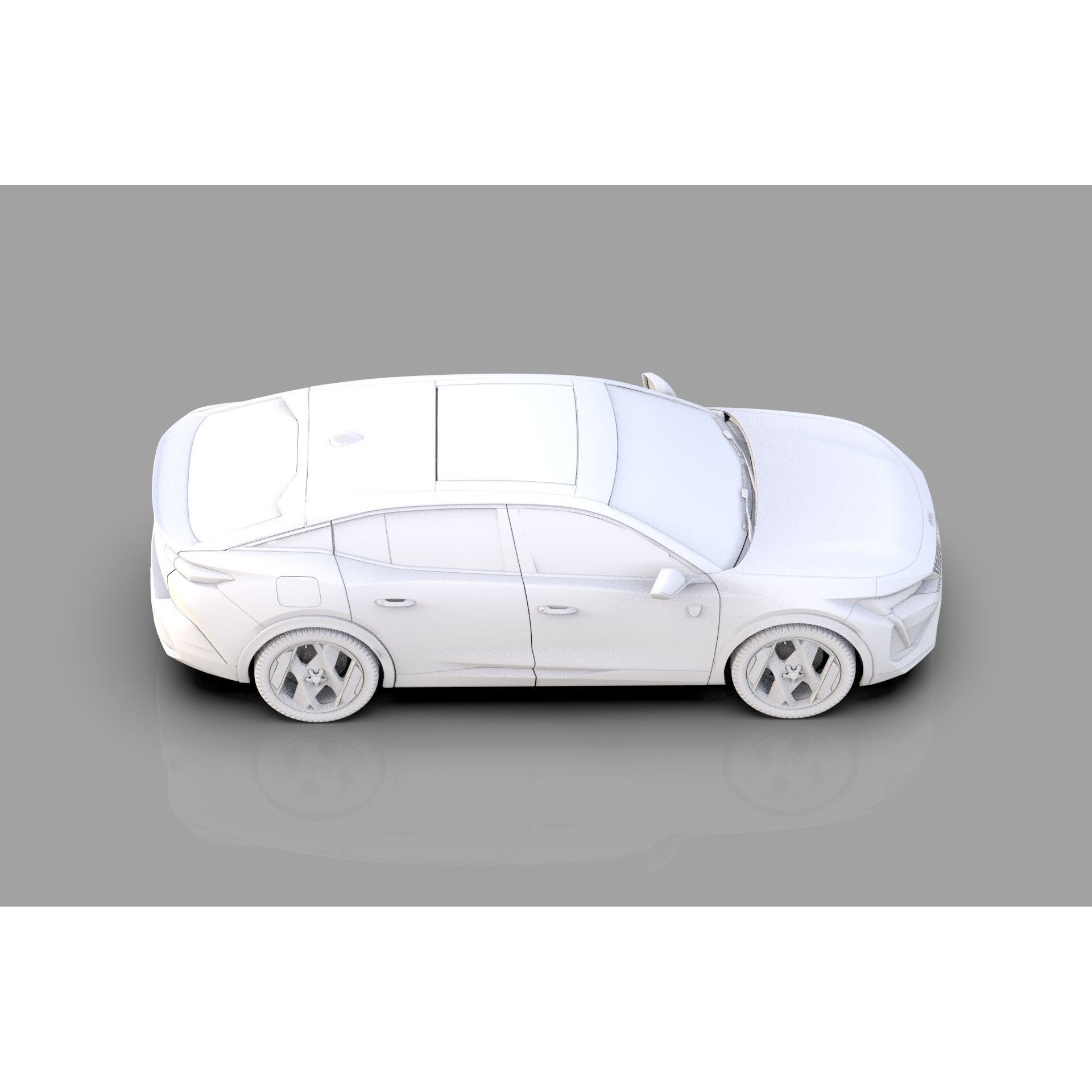 Peugeot 408 Cross 2023 - High-Poly Interior 3D Model - View 49