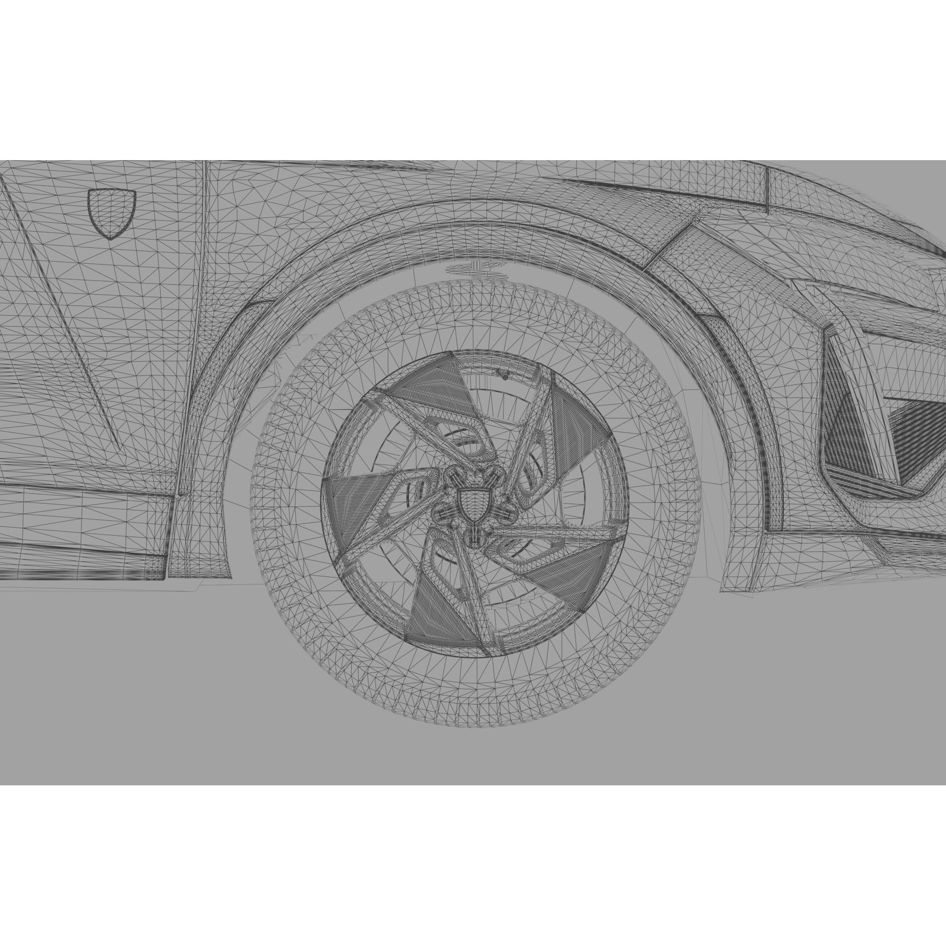Peugeot 408 Cross 2023 - High-Poly Interior 3D Model - View 70