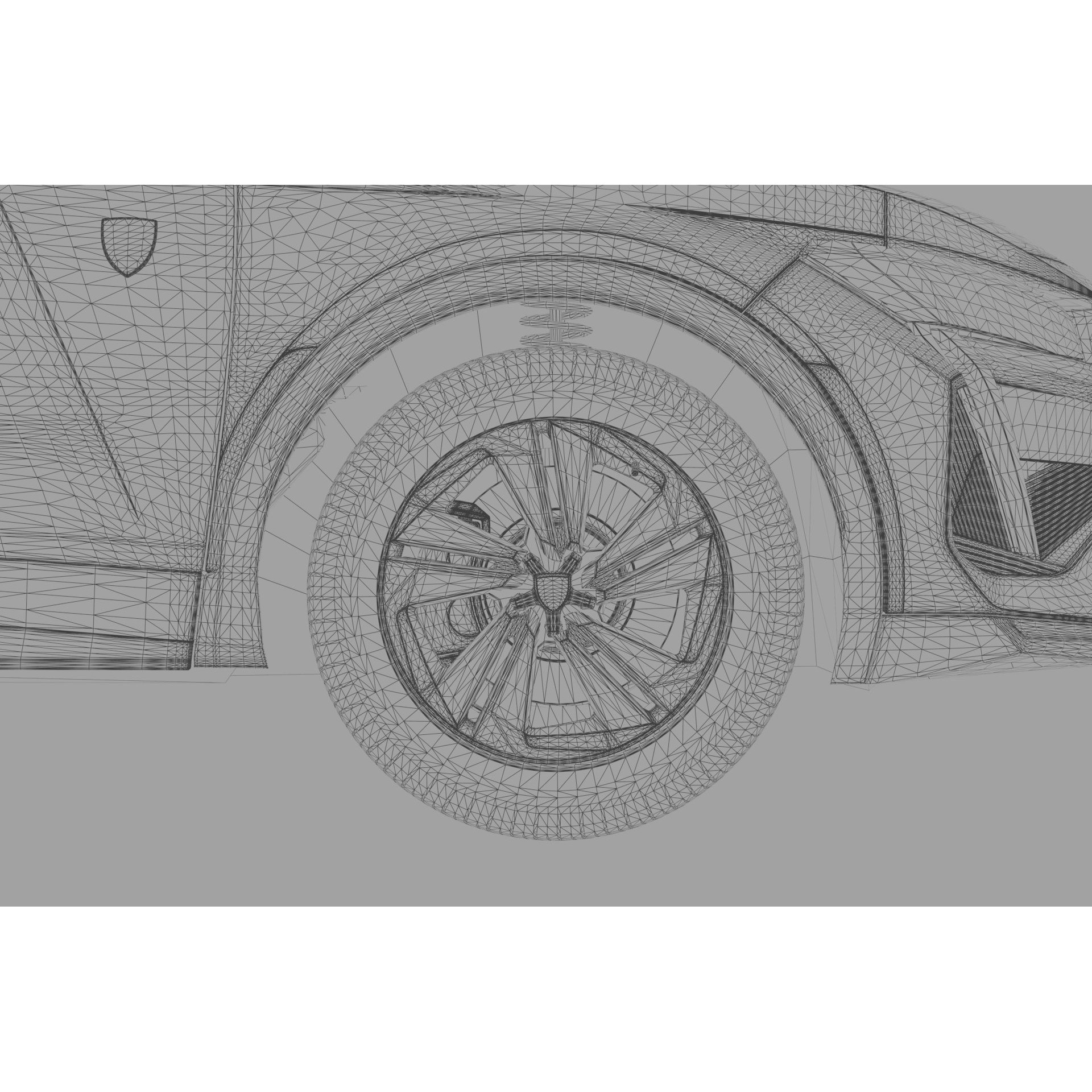 Peugeot 408 Cross 2023 - High-Poly Interior 3D Model - View 71
