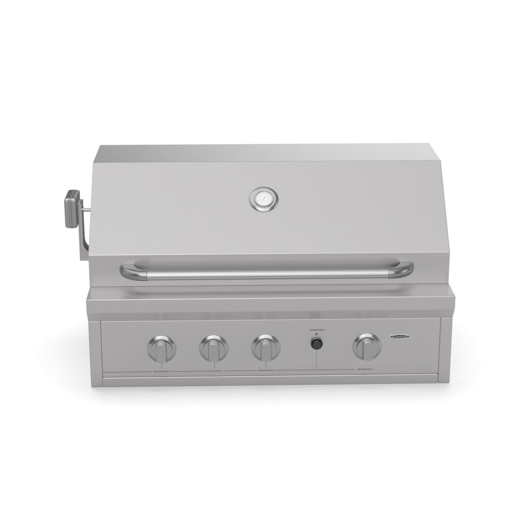 Capital Solid Flat Plate Pro36Rbi Open Grill BBQ 3D Model – High Poly PBR Asset, FBX, Blender - View 15