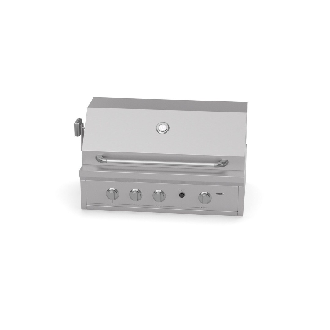 Capital Solid Flat Plate Pro36Rbi Open Grill BBQ 3D Model – High Poly PBR Asset, FBX, Blender - View 18