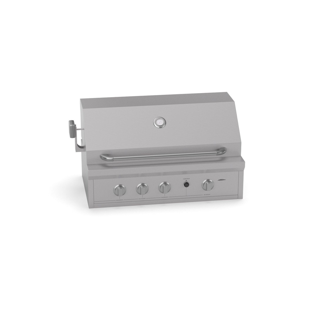 Capital Solid Flat Plate Pro36Rbi Open Grill BBQ 3D Model – High Poly PBR Asset, FBX, Blender - View 19
