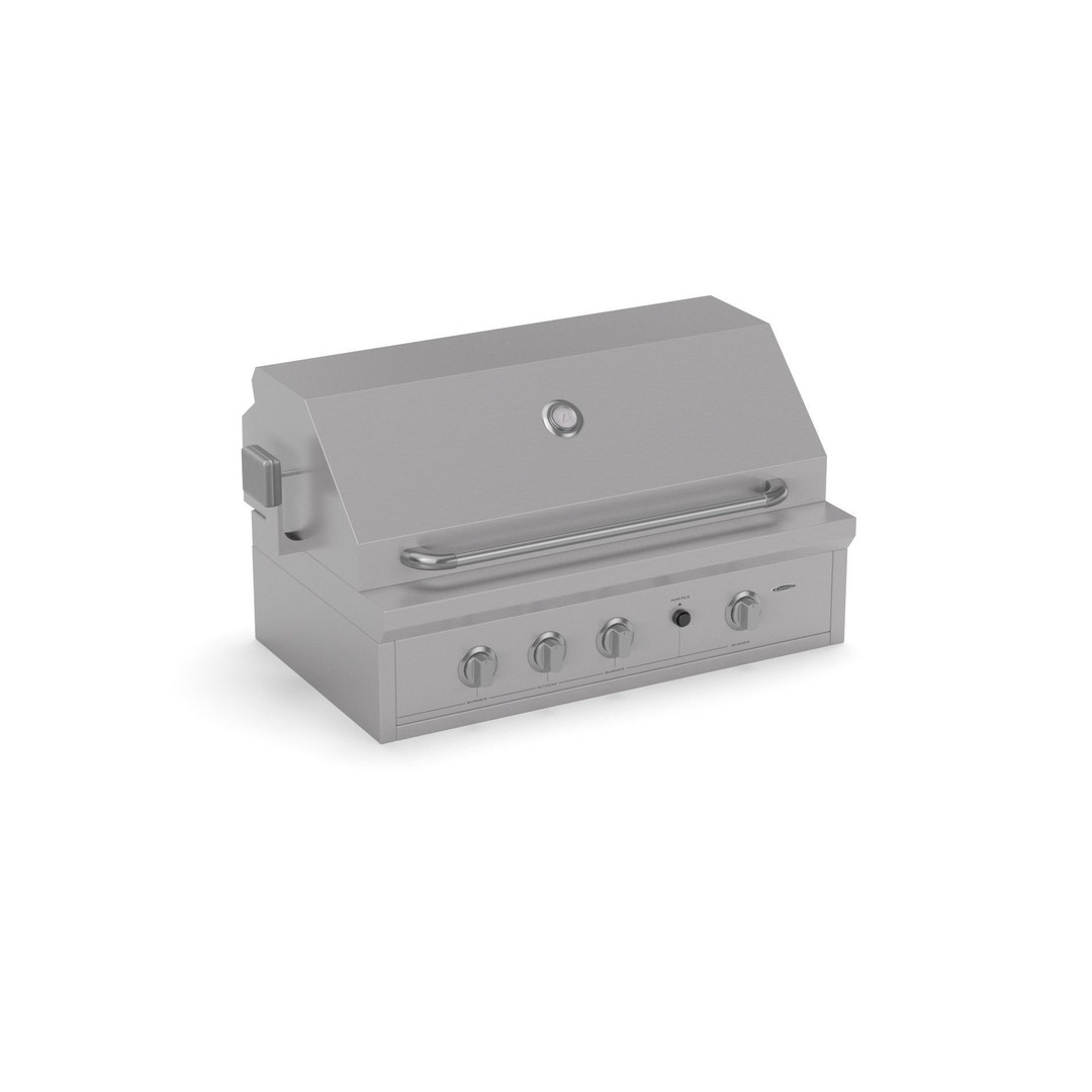 Capital Solid Flat Plate Pro36Rbi Open Grill BBQ 3D Model – High Poly PBR Asset, FBX, Blender - View 20