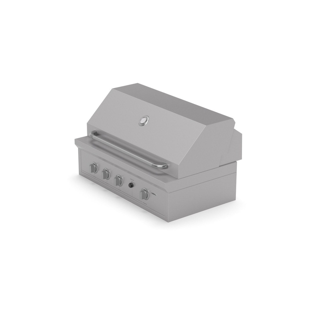Capital Solid Flat Plate Pro36Rbi Open Grill BBQ 3D Model – High Poly PBR Asset, FBX, Blender - View 31