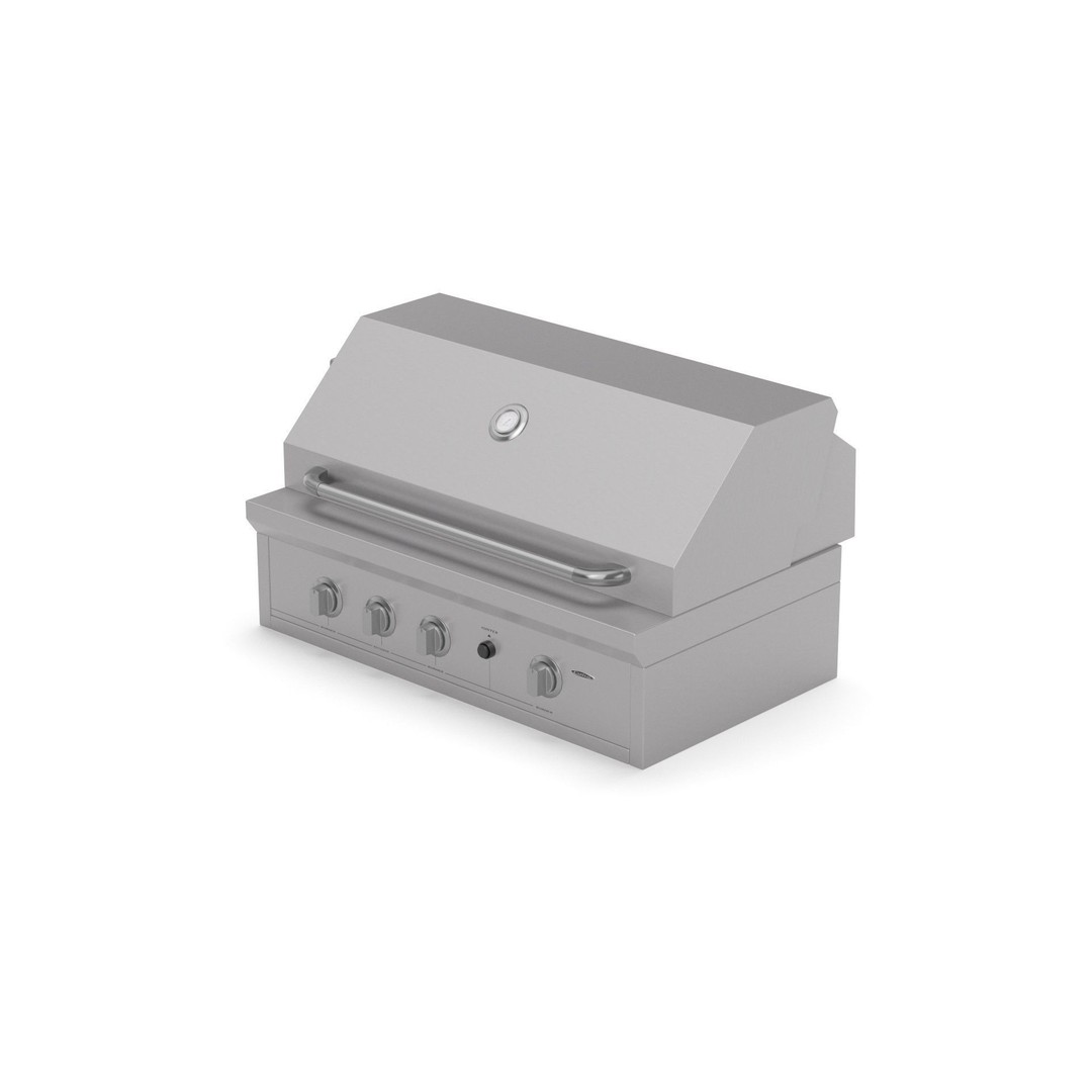 Capital Solid Flat Plate Pro36Rbi Open Grill BBQ 3D Model – High Poly PBR Asset, FBX, Blender - View 32