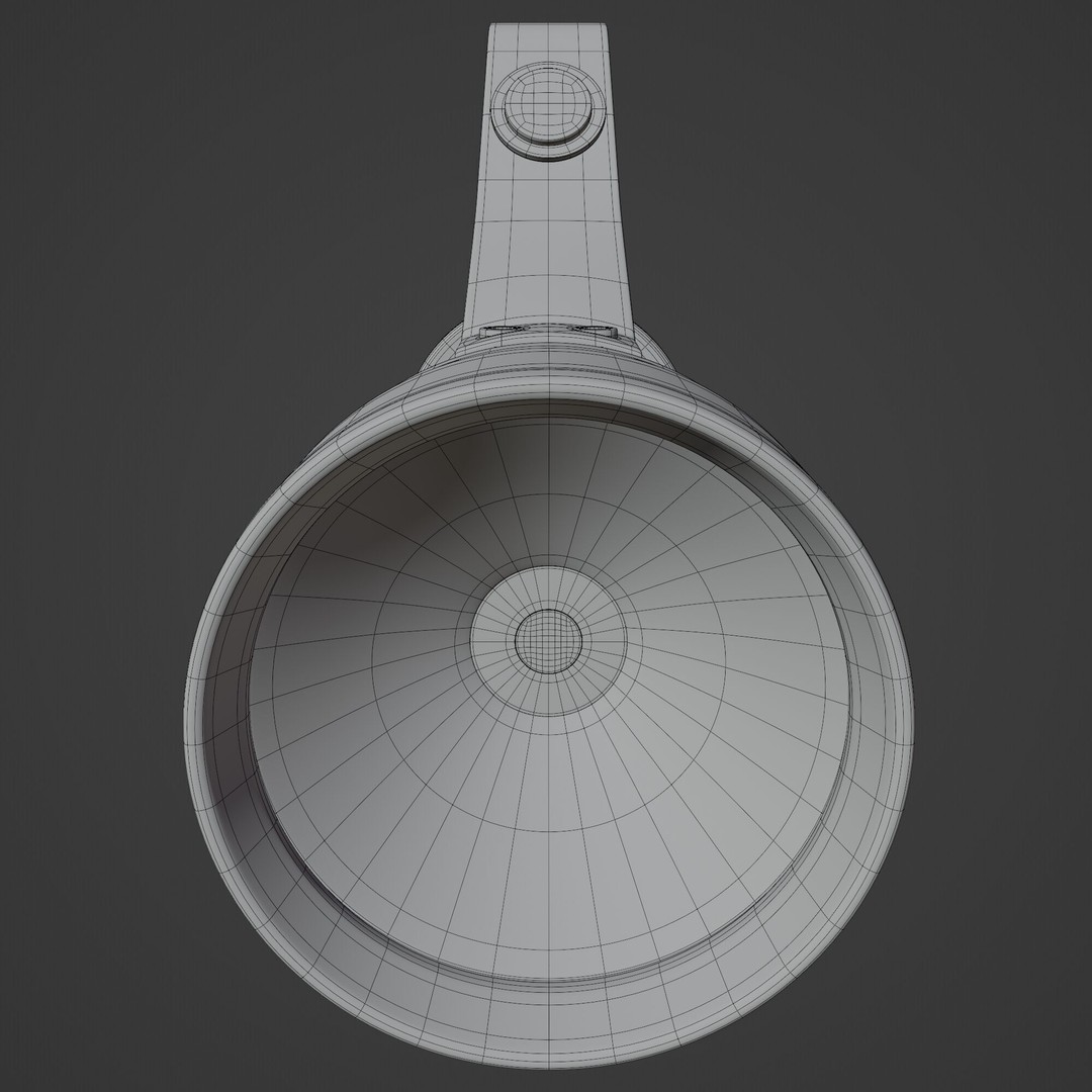 Flashlight 3D Model – High-Poly PBR Asset for Blender, FBX, OBJ
