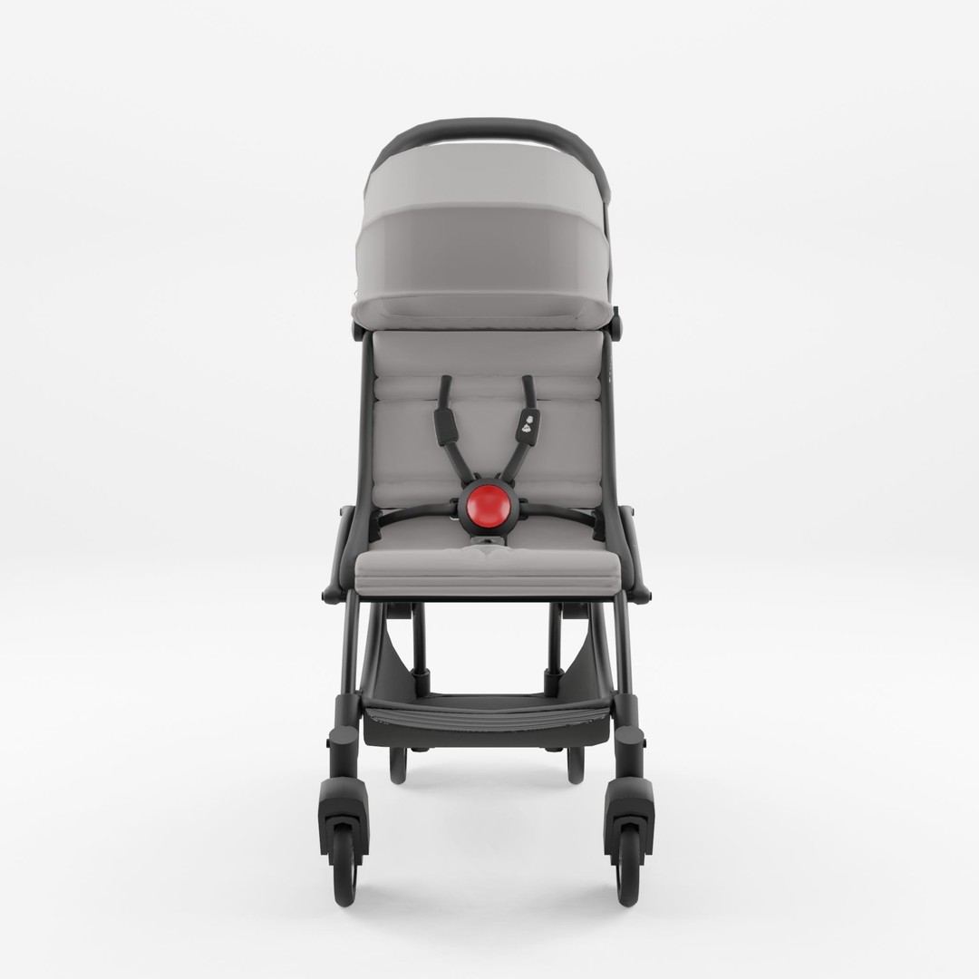 Babyzen Yoyo 3D Model – Low Poly Stroller for AR and VTO, FBX, OBJ - View 5
