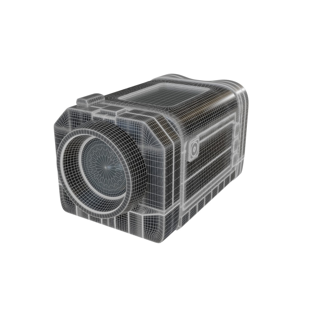 Laser Distance Measurer 3D Model – Realistic Low Poly PBR Asset, FBX - View 3