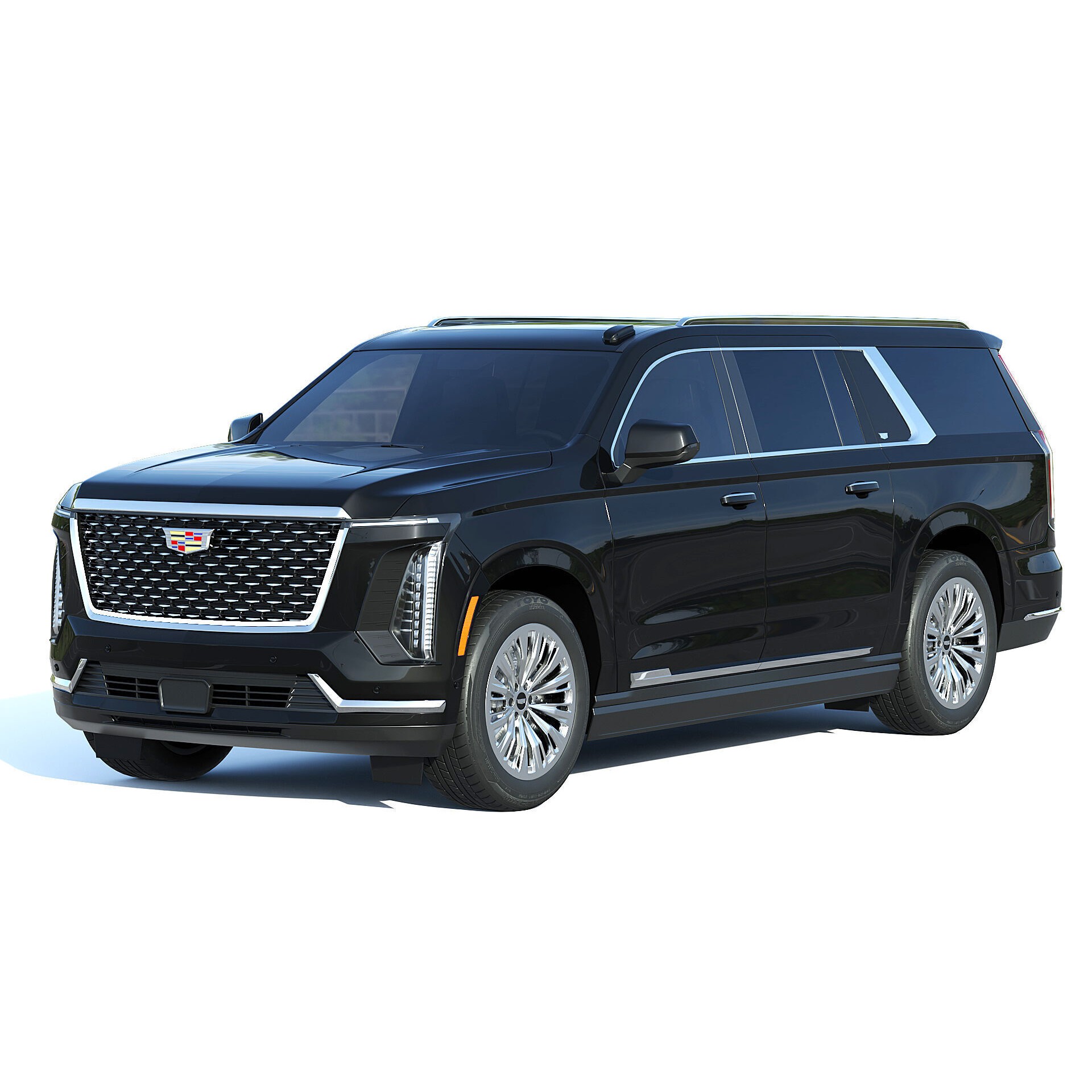 Cadillac Escalade ESV 2025 - Game-Ready 3D Model - View 3