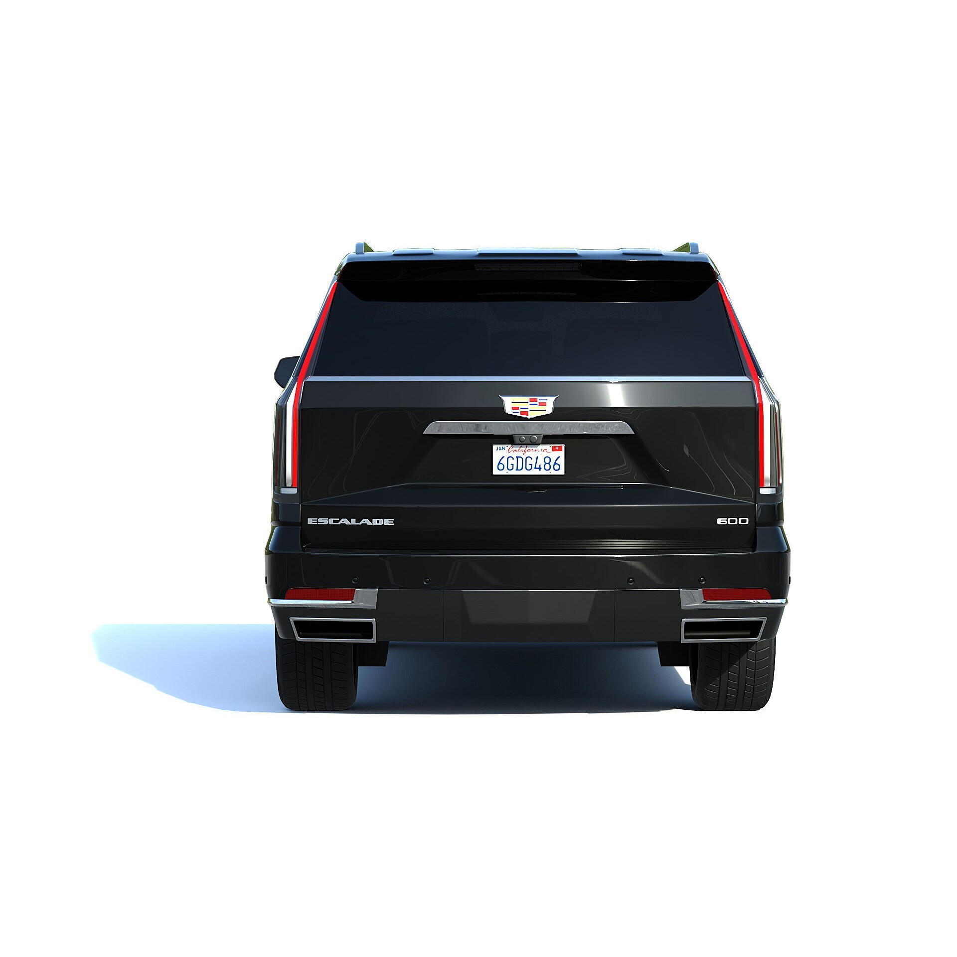 Cadillac Escalade ESV 2025 - Game-Ready 3D Model - View 7