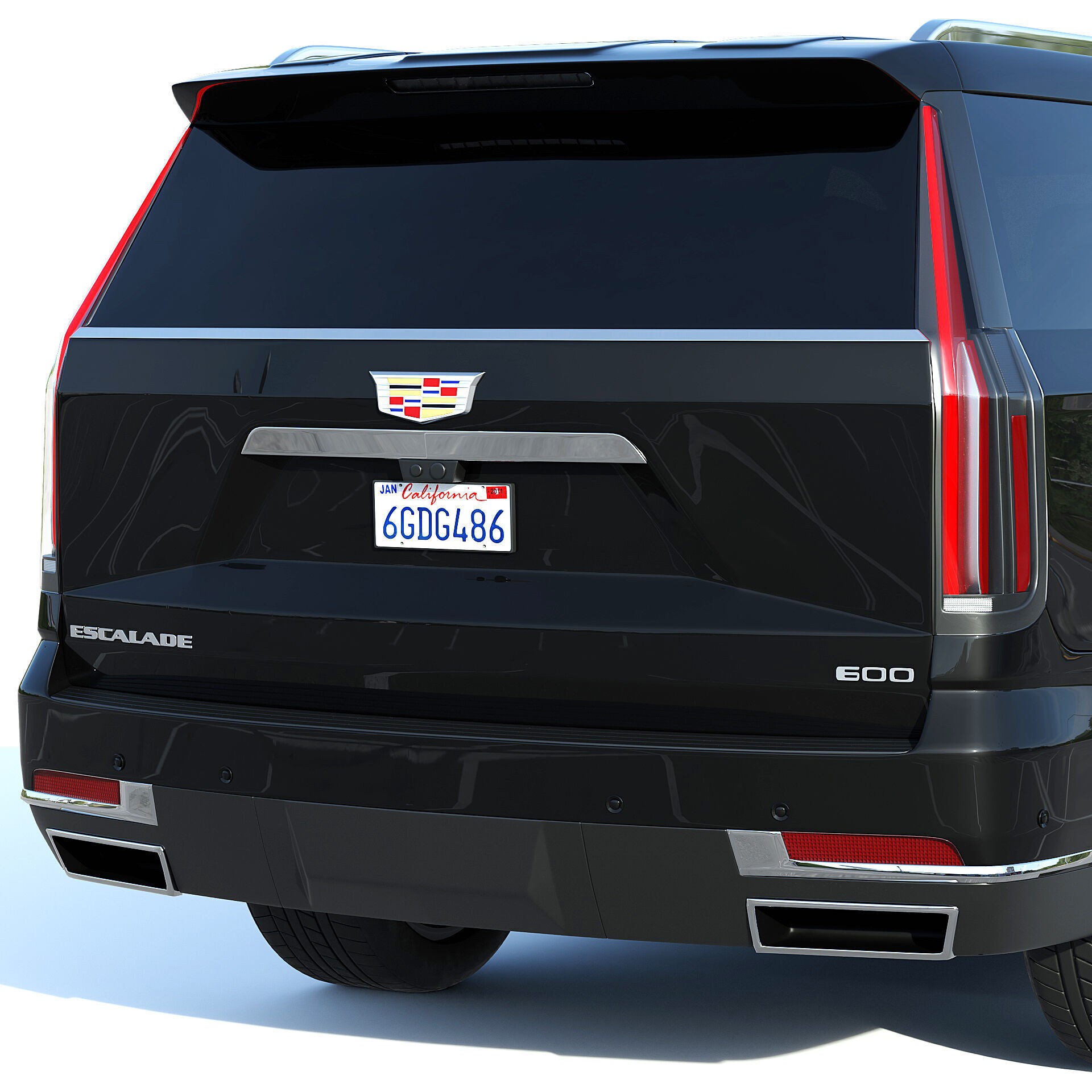 Cadillac Escalade ESV 2025 - Game-Ready 3D Model - View 9