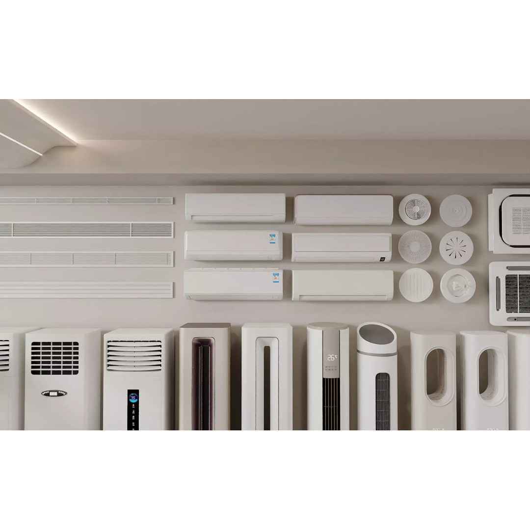 HVAC Air Conditioner 3D Model – PBR Textured, Multiple Formats - View 4