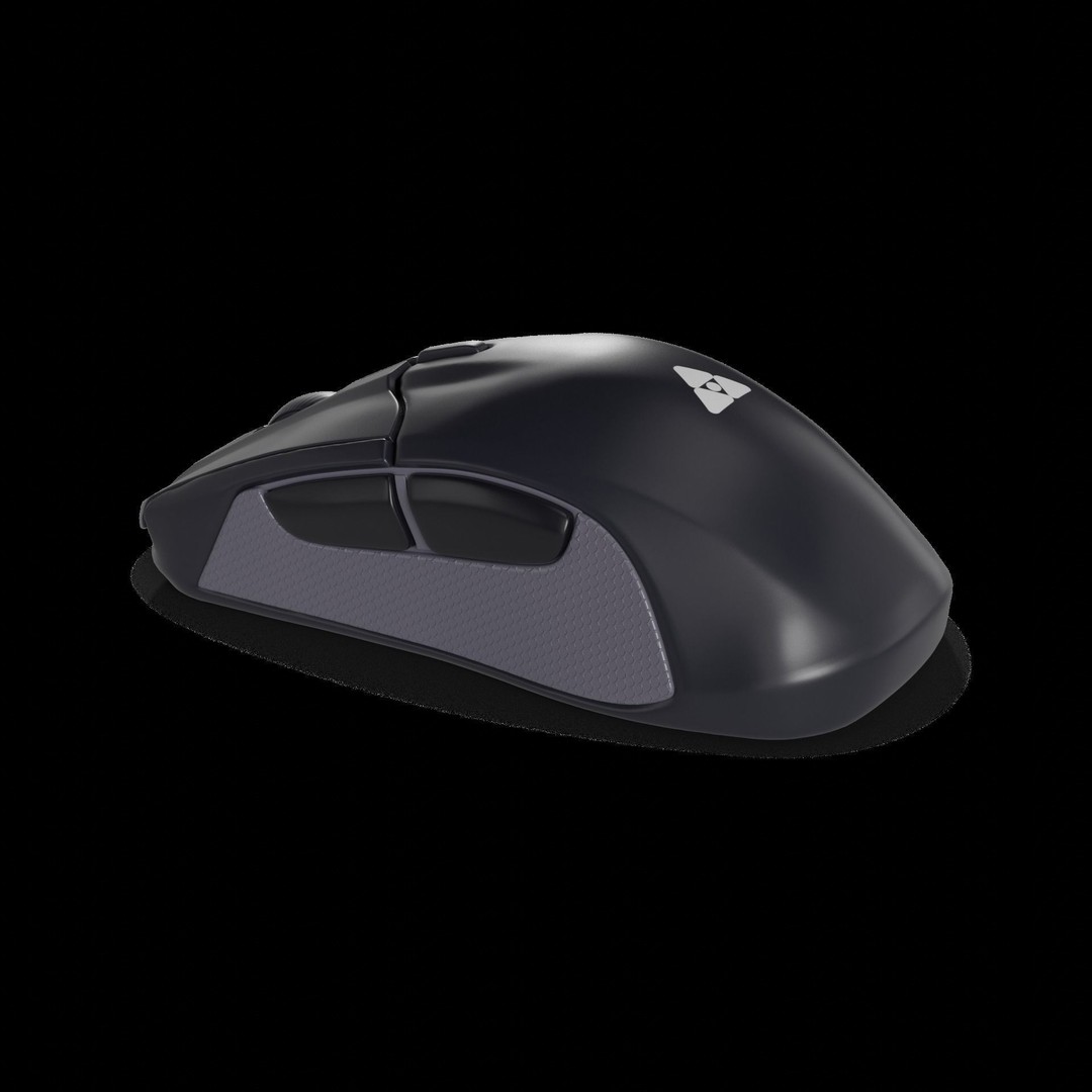 Wireless Mouse 3D Model – Realistic Low Poly Asset, FBX