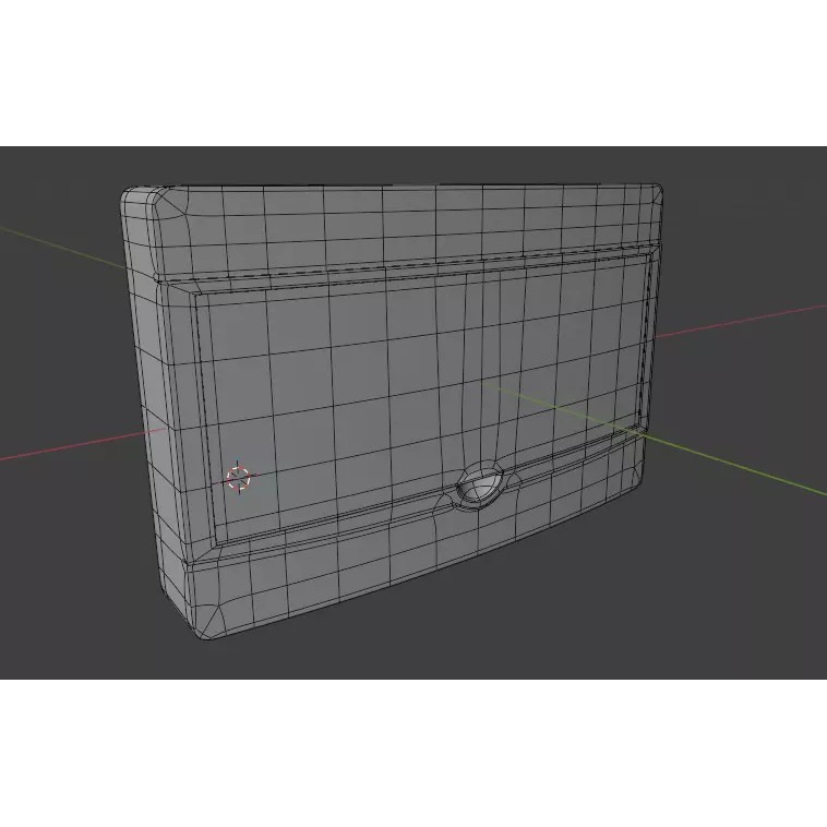Home Circuit Breaker Panel 3D Model – PBR Distribution Box, Blender, FBX - View 12