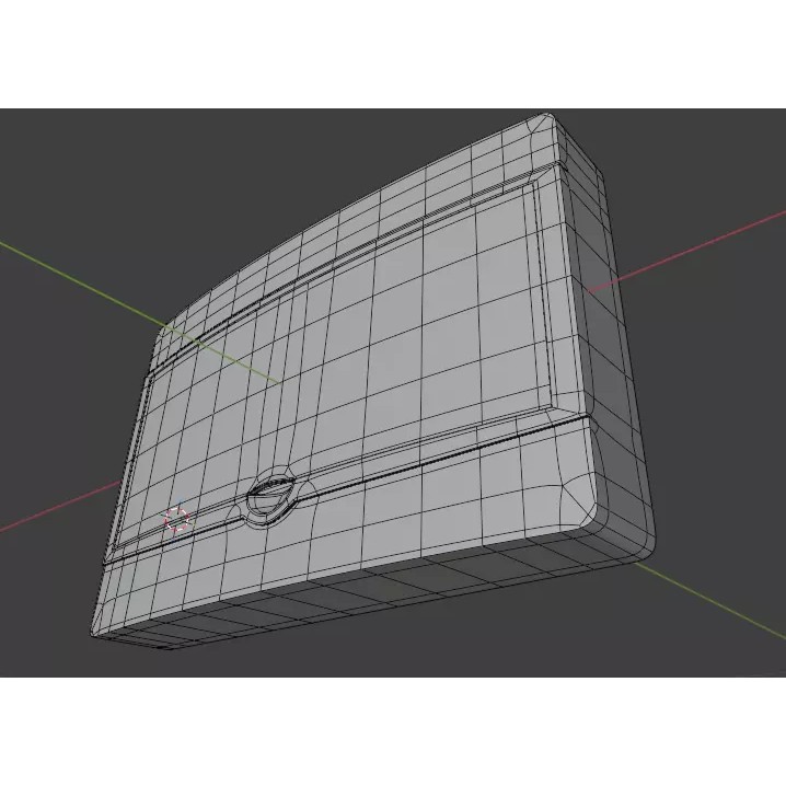 Home Circuit Breaker Panel 3D Model – PBR Distribution Box, Blender, FBX - View 14
