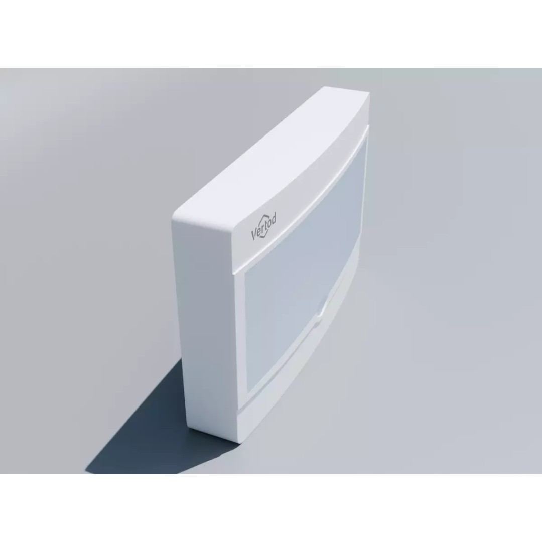 Home Circuit Breaker Panel 3D Model – PBR Distribution Box, Blender, FBX - View 3