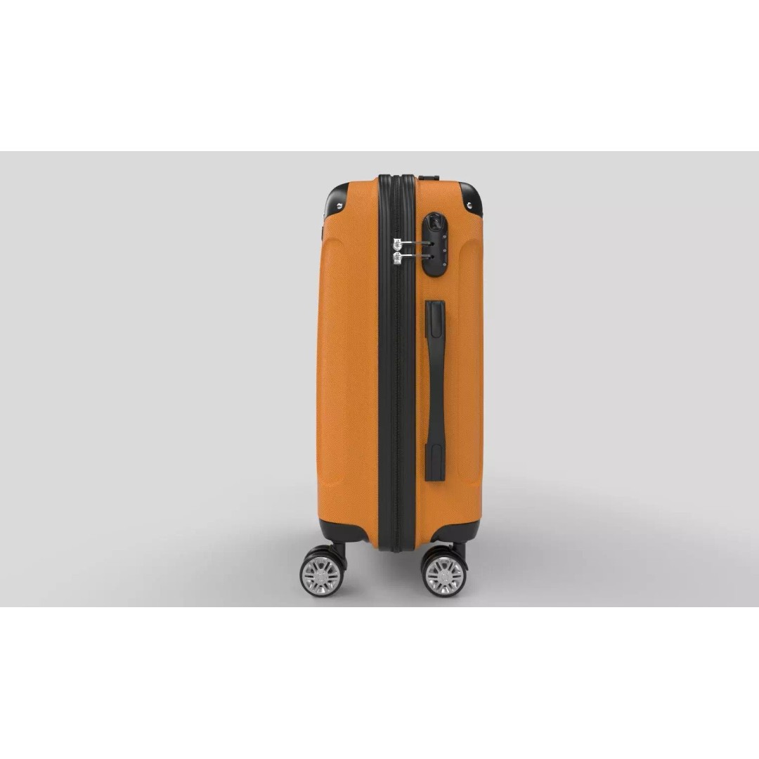 Hard Shell Suitcase 3D Model – Modern Luggage Design, FBX, PBR - View 6