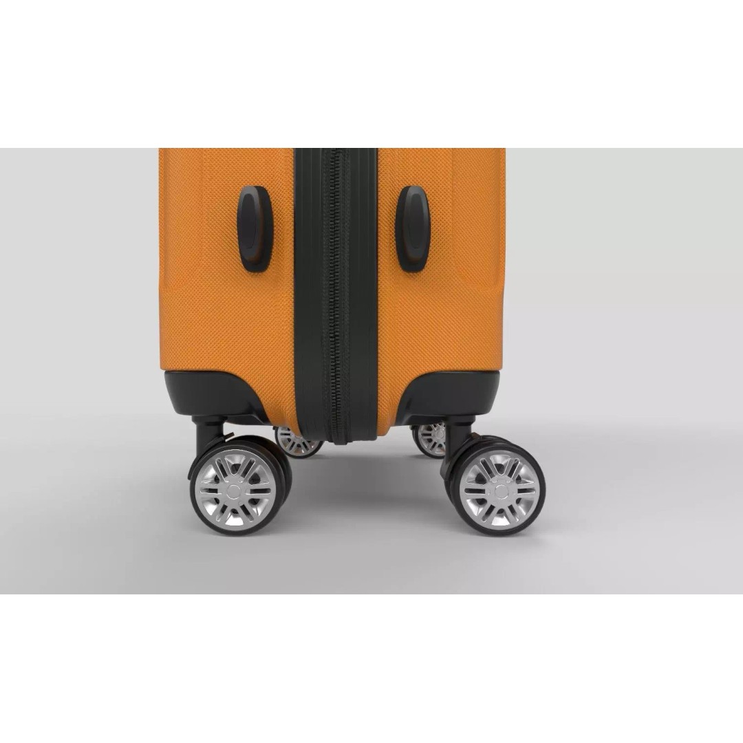 Hard Shell Suitcase 3D Model – Modern Luggage Design, FBX, PBR - View 8