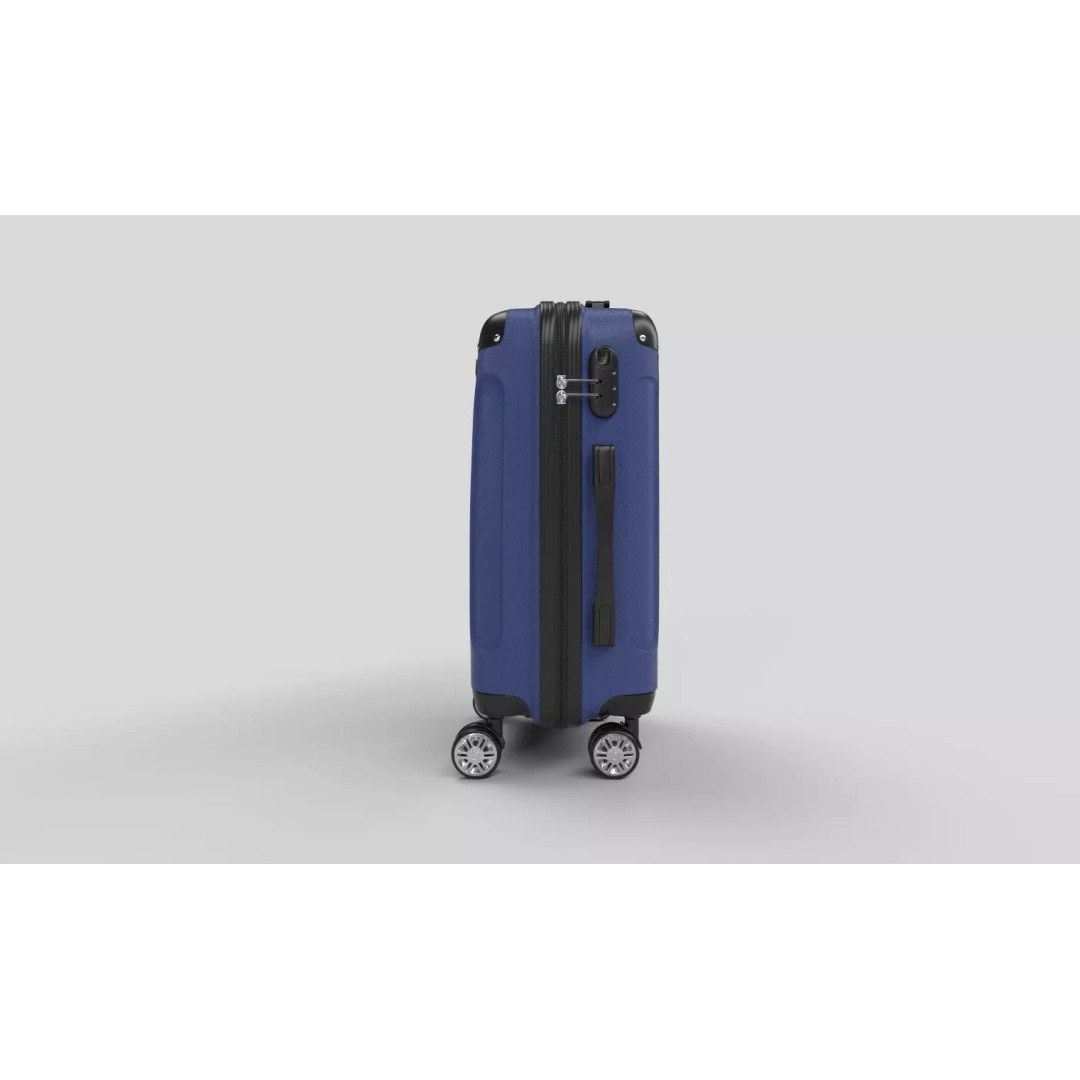 Hard Shell Suitcase 3D Model – Modern Luggage Design, FBX, PBR - View 9
