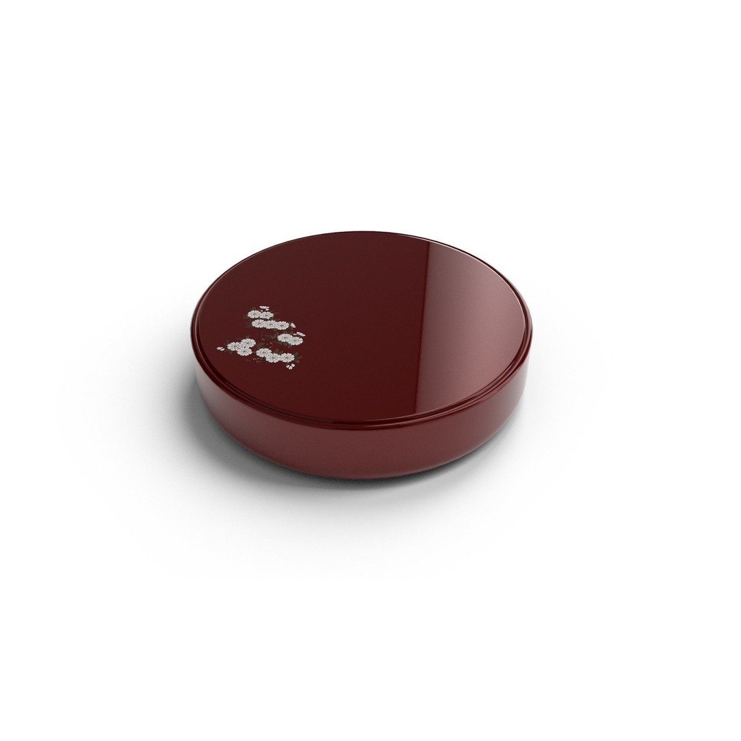 Traditional Japanese Snack Container 3D Model – PBR Textures, FBX & OBJ Formats - View 3