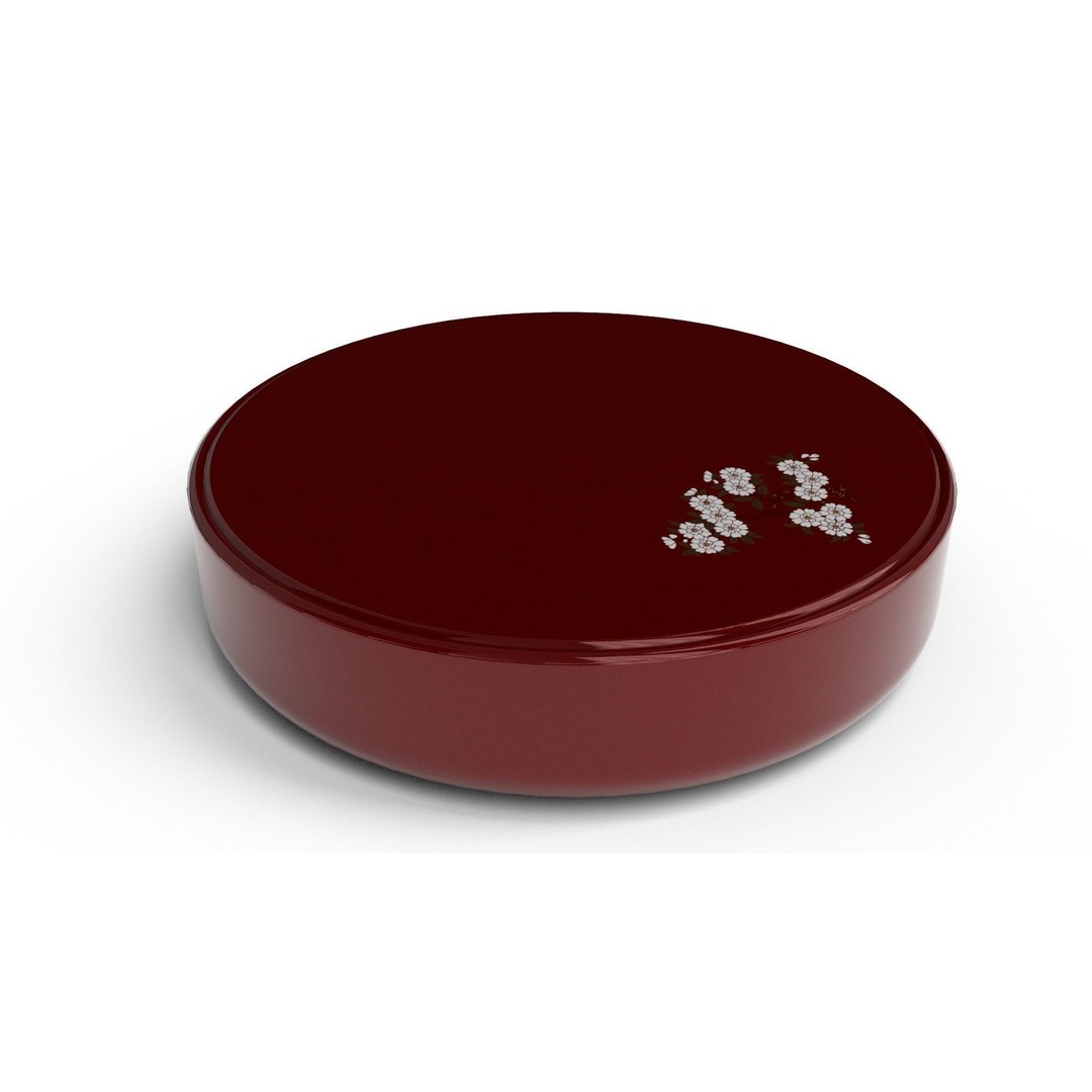 Traditional Japanese Snack Container 3D Model – PBR Textures, FBX & OBJ Formats - View 7