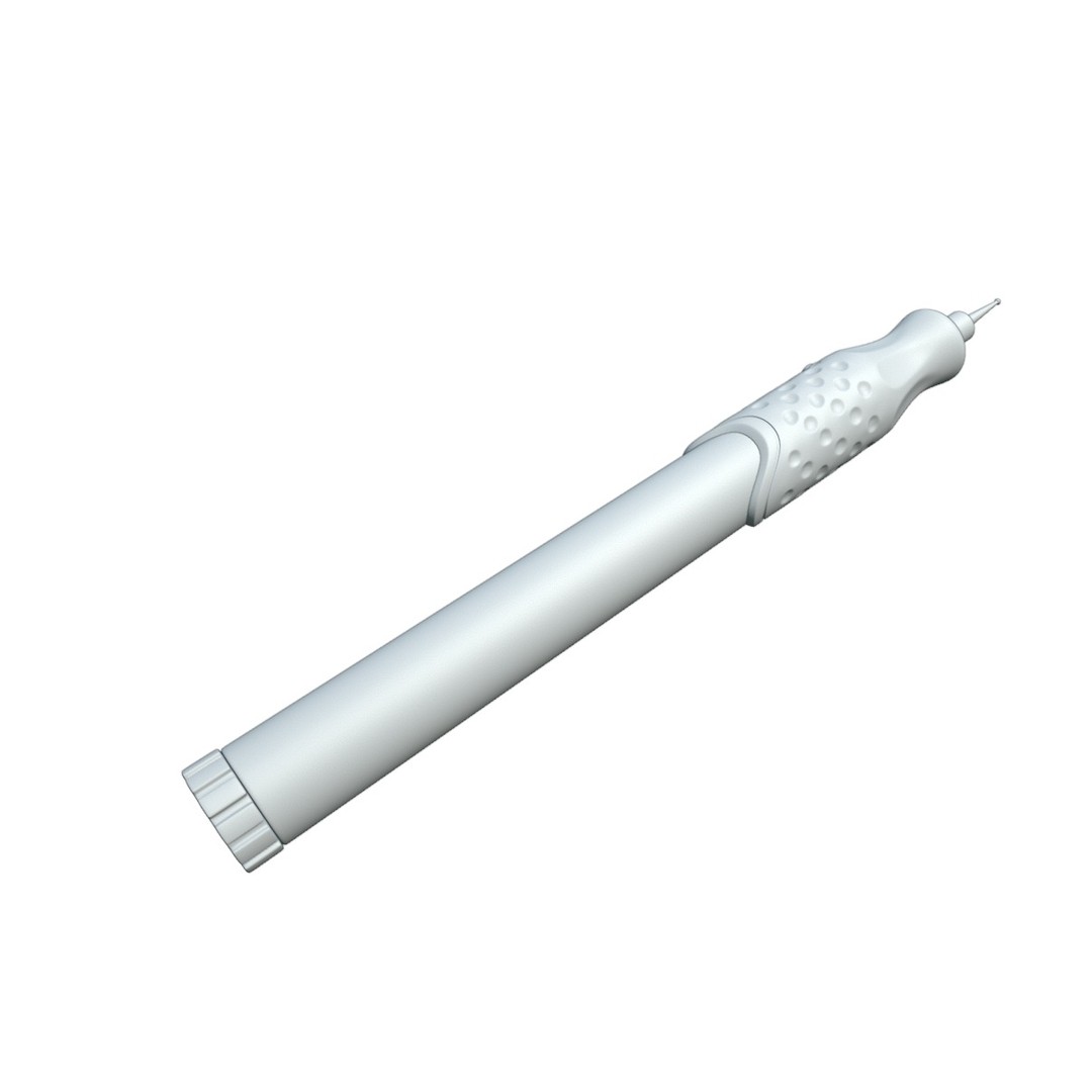 Micro Metal DIY Engraver Tool 3D Model – High Detail PBR Asset, FBX, OBJ - View 12