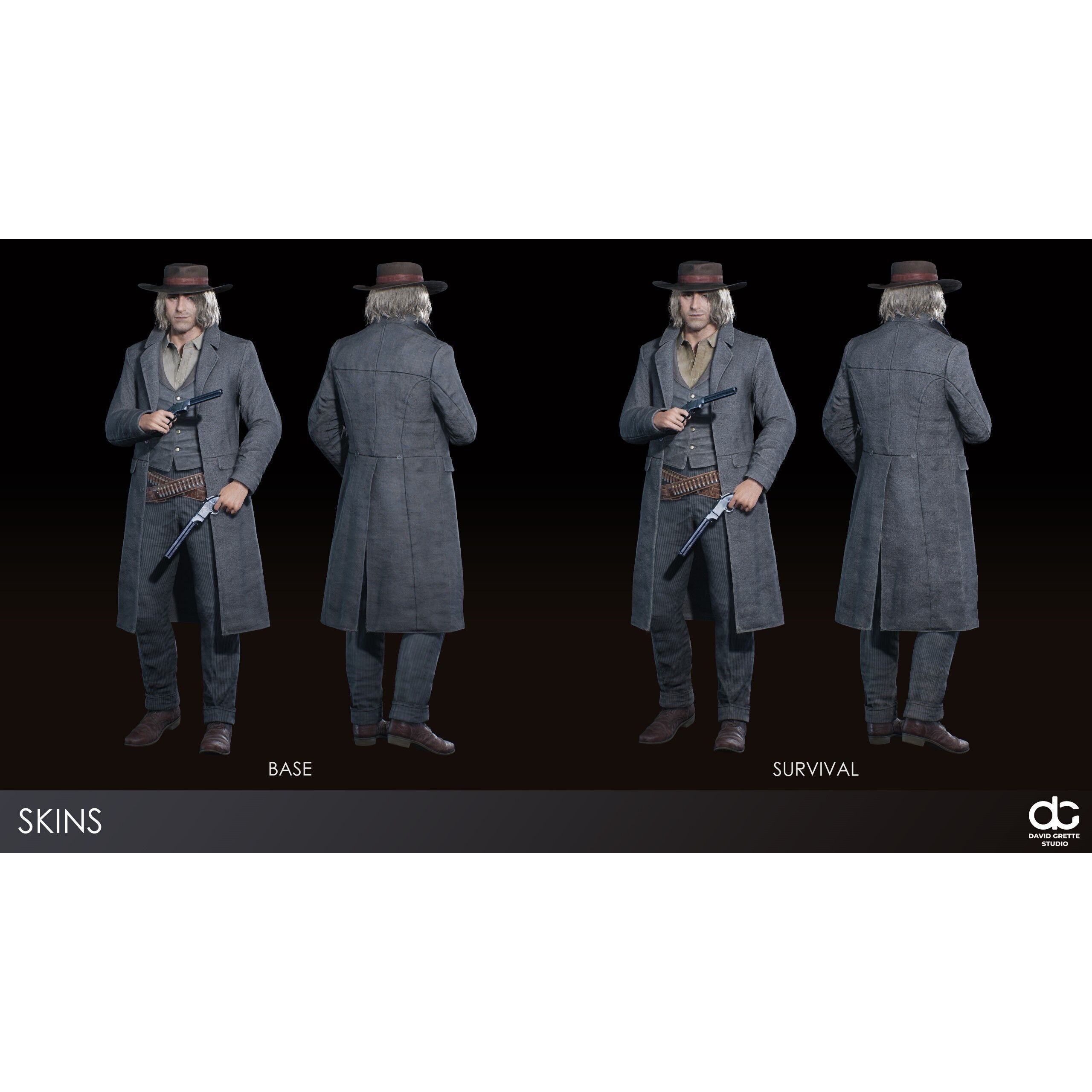 Western Characters Series - Low-Poly Game-Ready 3D Model - View 10