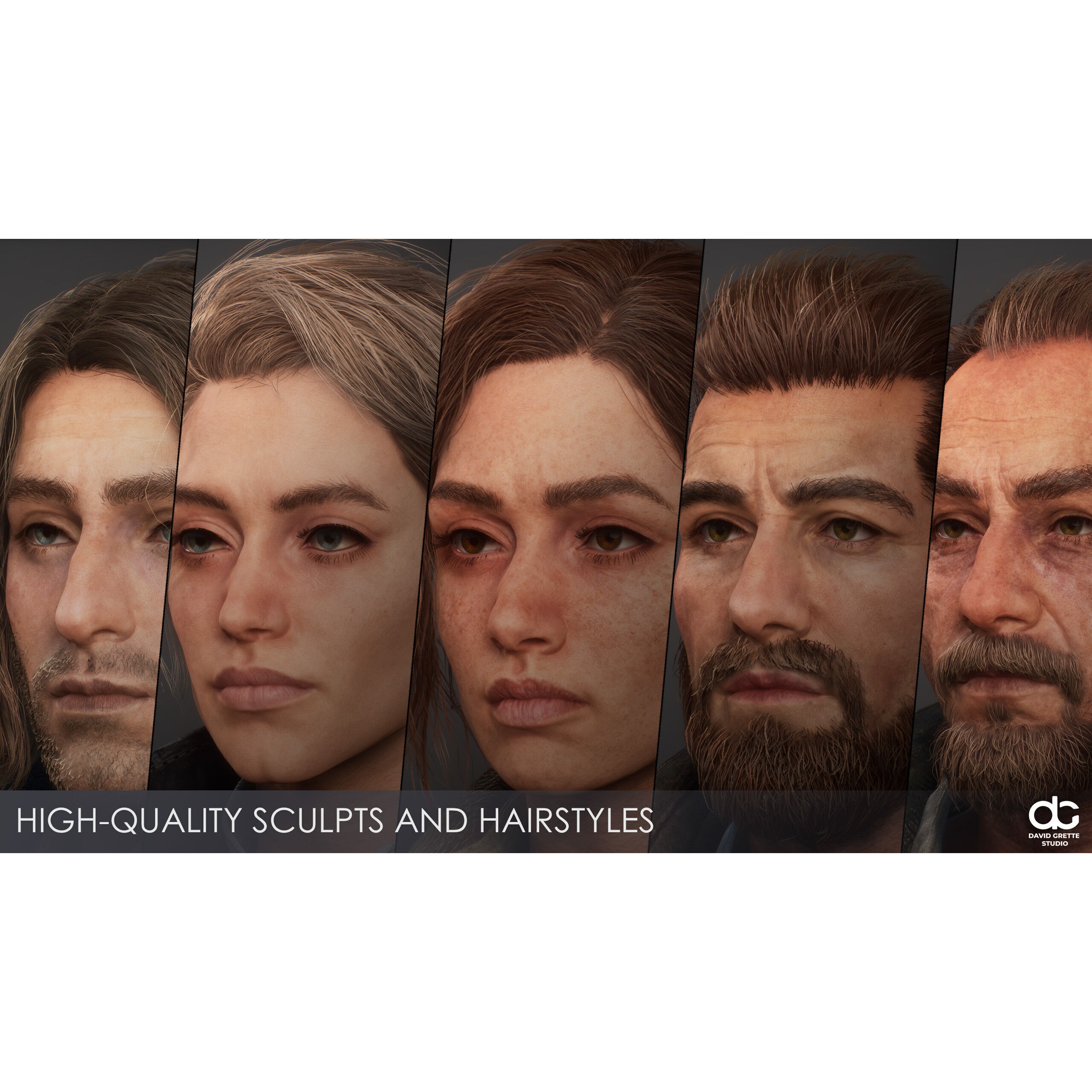 Western Characters Series - Low-Poly Game-Ready 3D Model - View 5