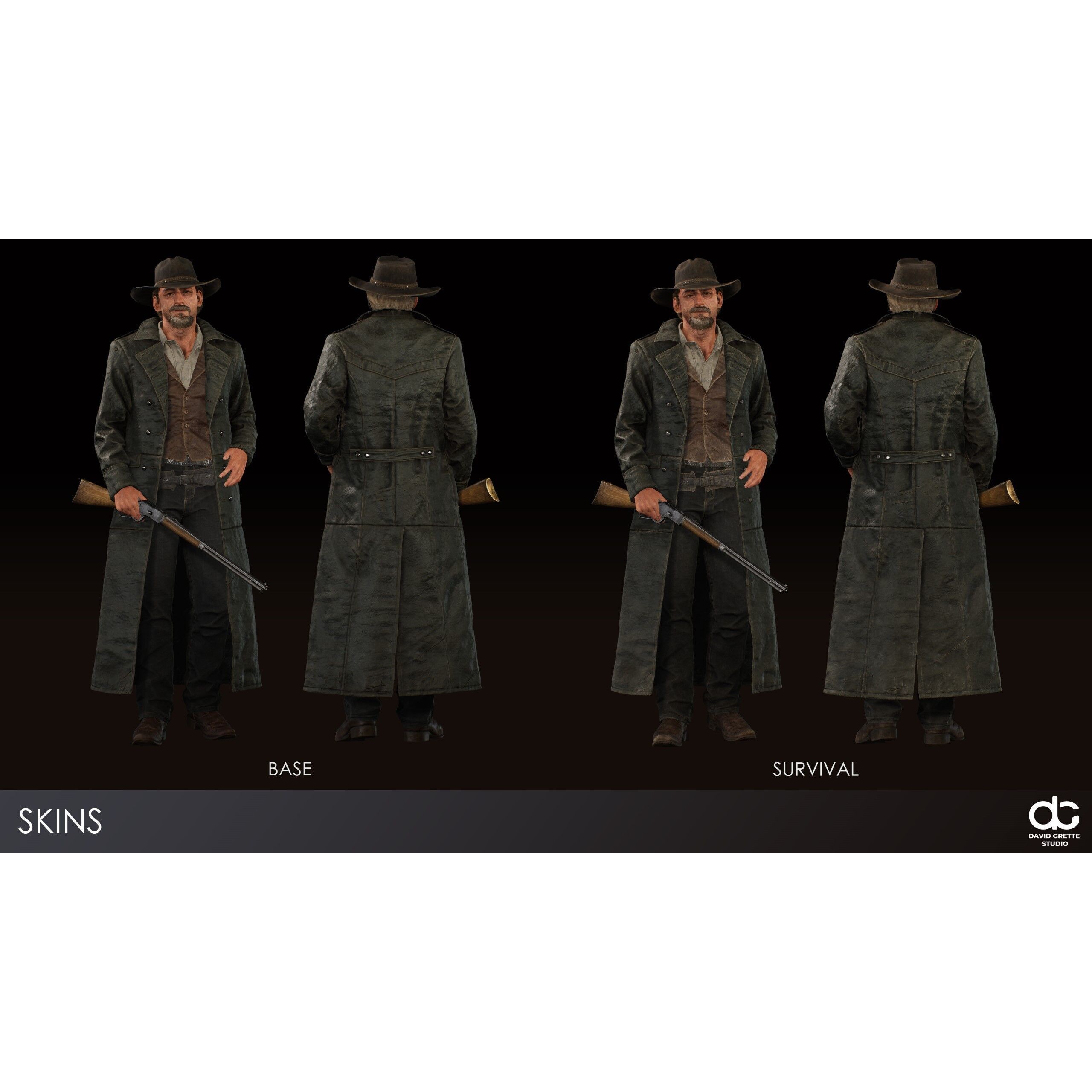 Western Characters Series - Low-Poly Game-Ready 3D Model - View 7