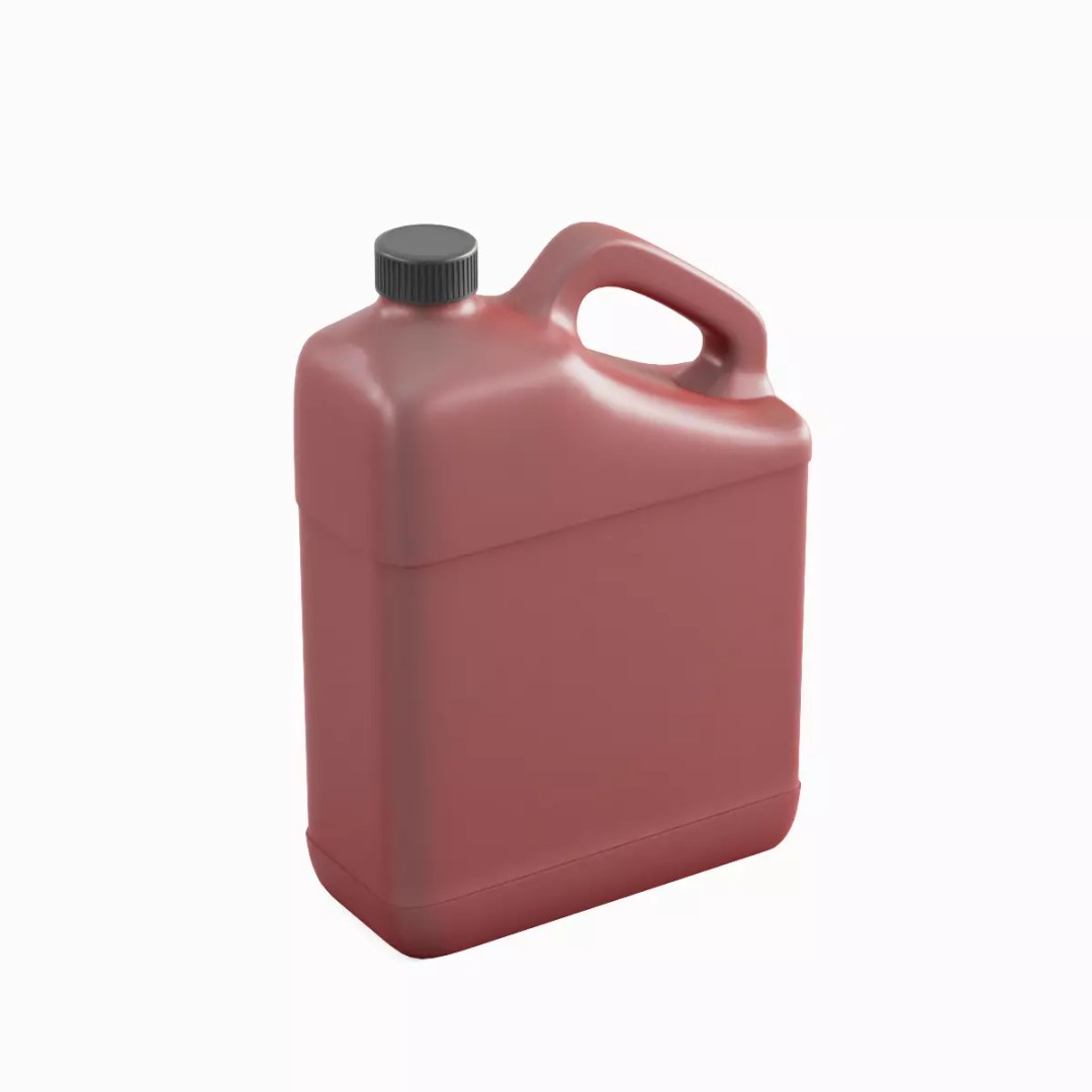 Plastic Canister 3D Model – Mid Poly PBR Asset, FBX, OBJ - View 2