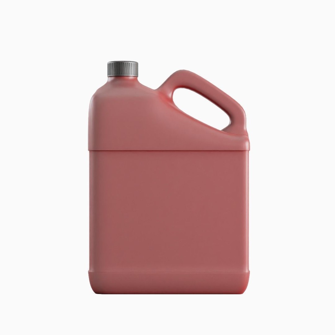 Plastic Canister 3D Model – Mid Poly PBR Asset, FBX, OBJ - View 3